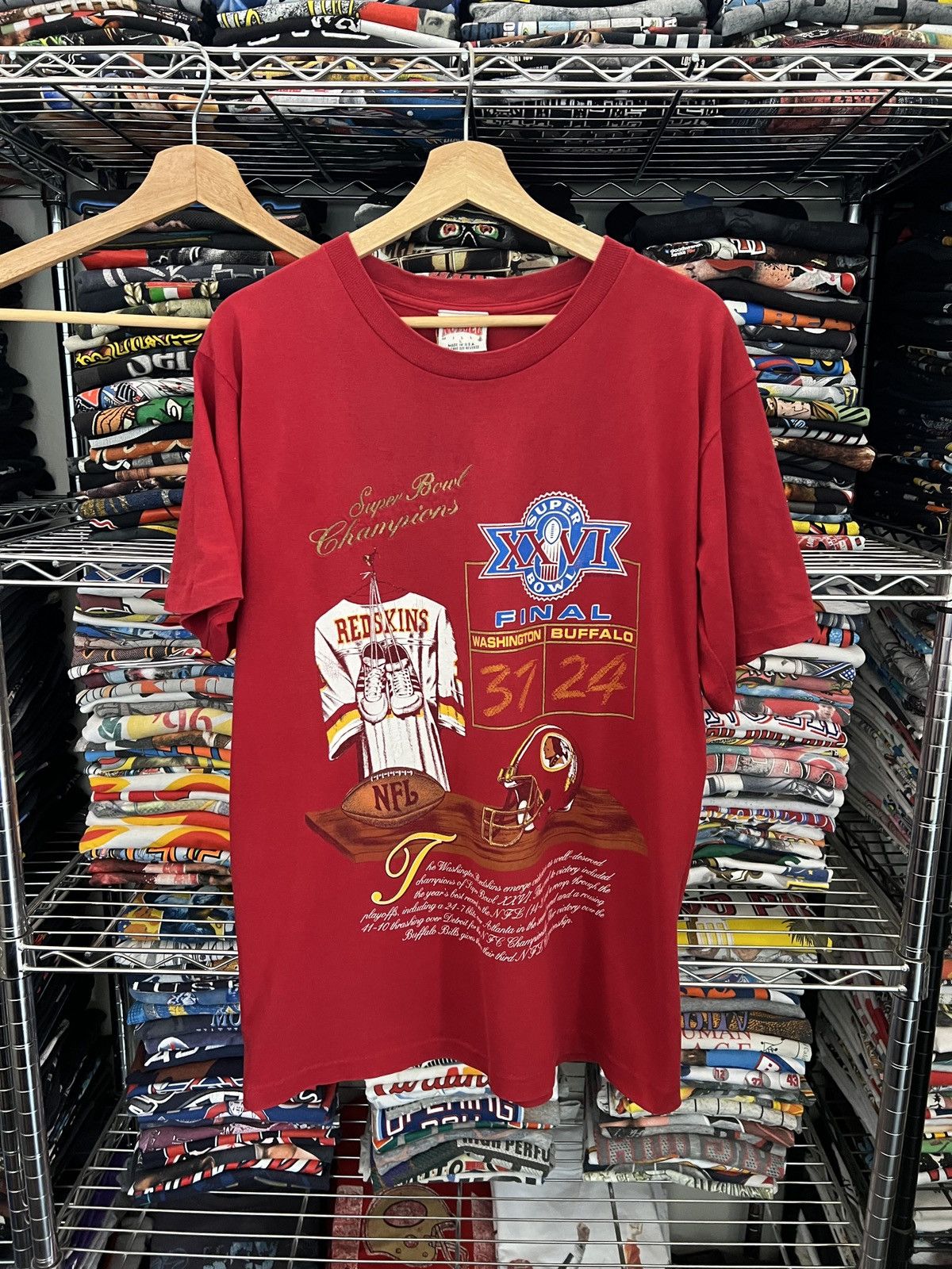 Nutmeg 1992 Washington Redskins Super Bowl XXVI Uniform Tee Size US L / EU 52-54 / 3 - 1 Thumbnail