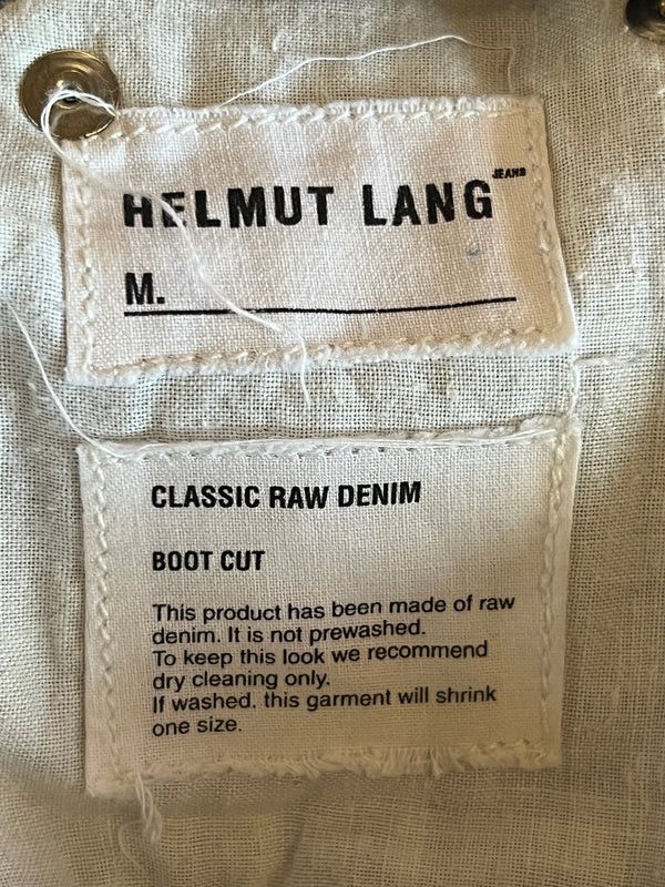 Helmut Lang HELMUT LANG CLASSIC RAW BOOTCUT DENIM Size US 27 - 7 Thumbnail