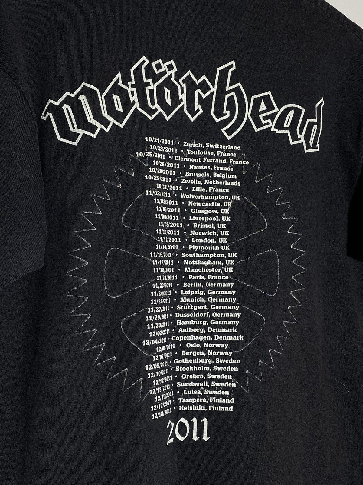 Band Tees × Vintage Vintage Motörhead Graphic Print Tour T-shirt Size US L / EU 52-54 / 3 - 3 Thumbnail