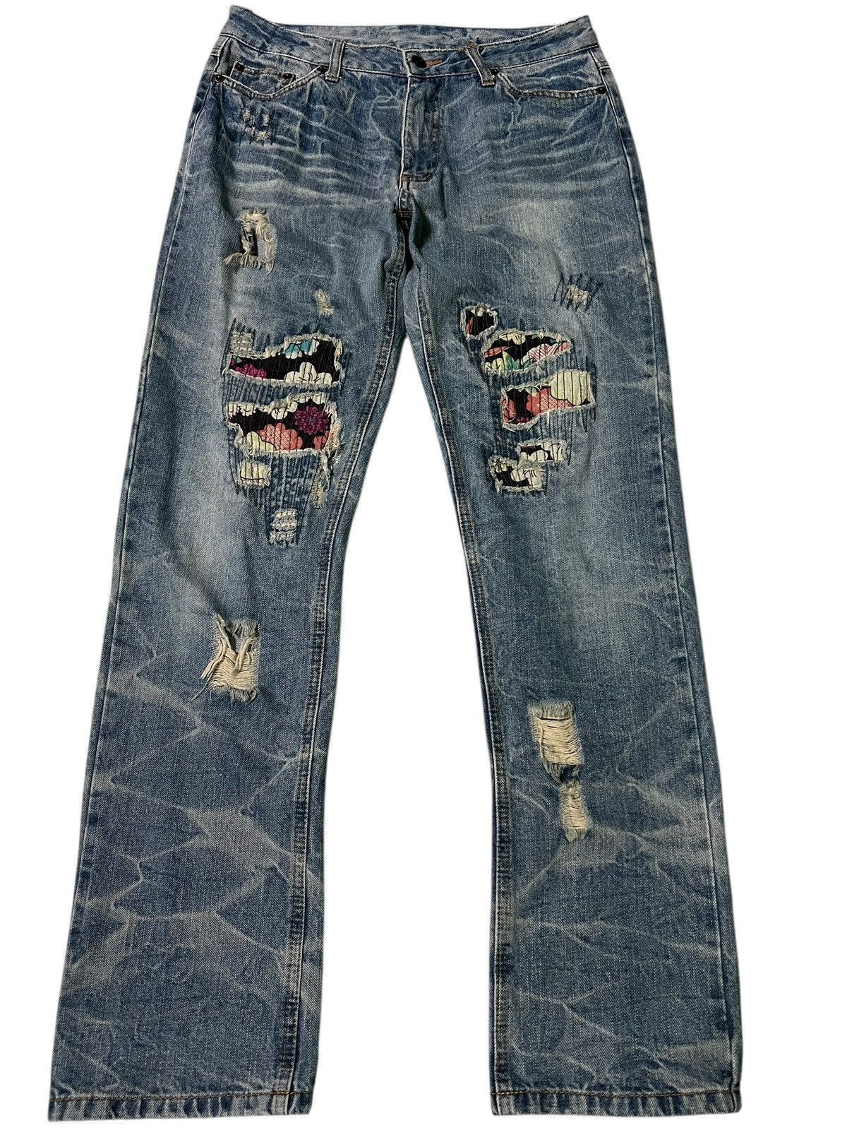 If Six Was Nine × Japanese Brand VINTAGE 90’S STYLE ART JAPAN DISTRESS JEAN Size US 31 - 1 Thumbnail