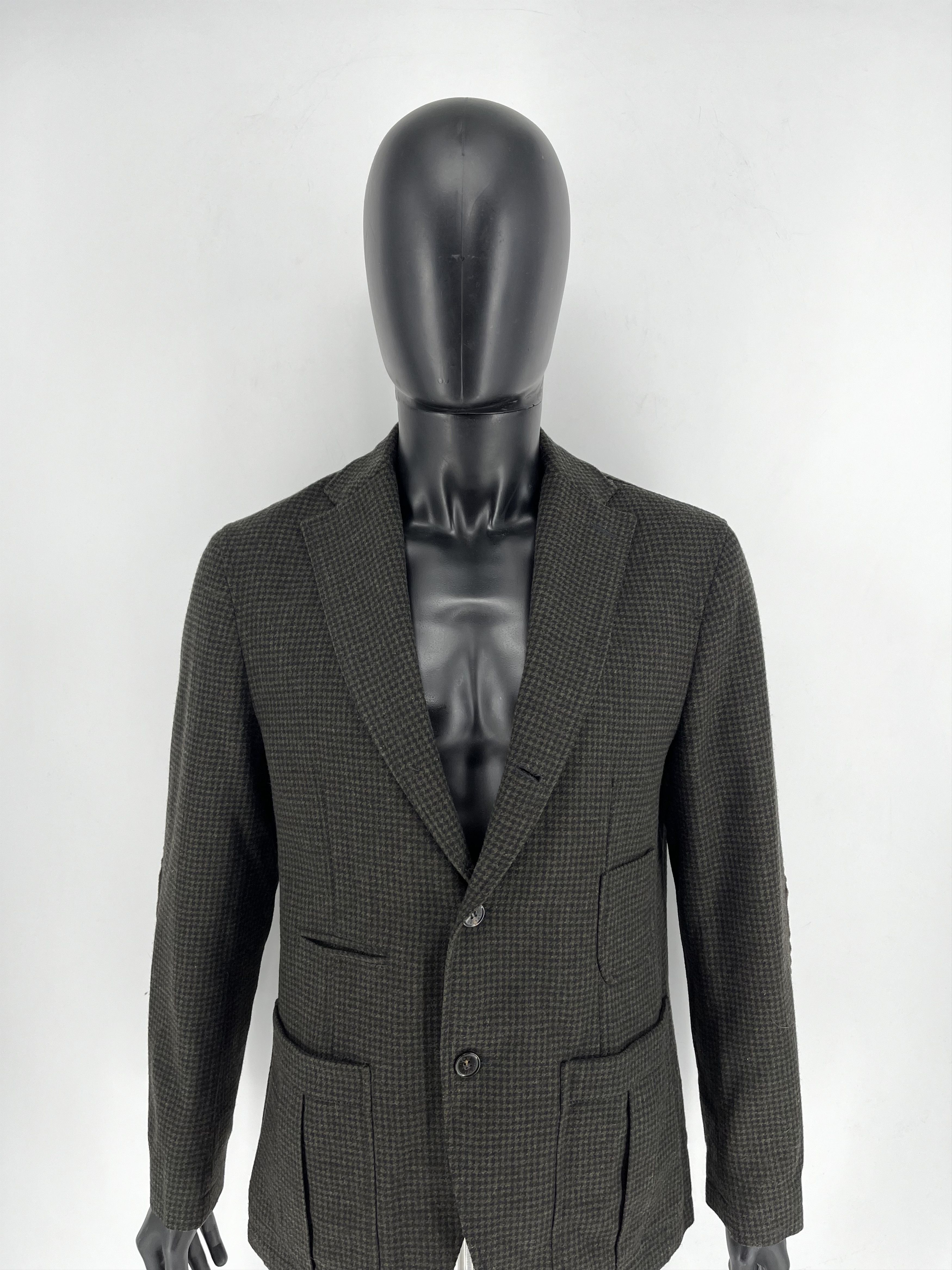 Cerruti 1881 × Seditionaries Nano Cerruti Checkered Plaid Blazer Wool Coats Jacket Size 50S - 5 Thumbnail