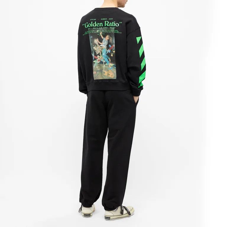 Off-White Black Pascal Golden Ratio Painting Sweatshirt Size US M / EU 48-50 / 2 - 3 Thumbnail