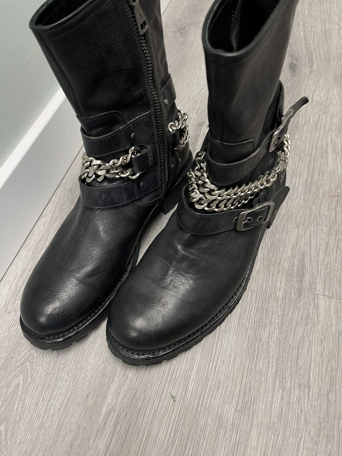 John Varvatos Lugged chain boot. 8 Size US 8 / EU 41 - 10 Thumbnail