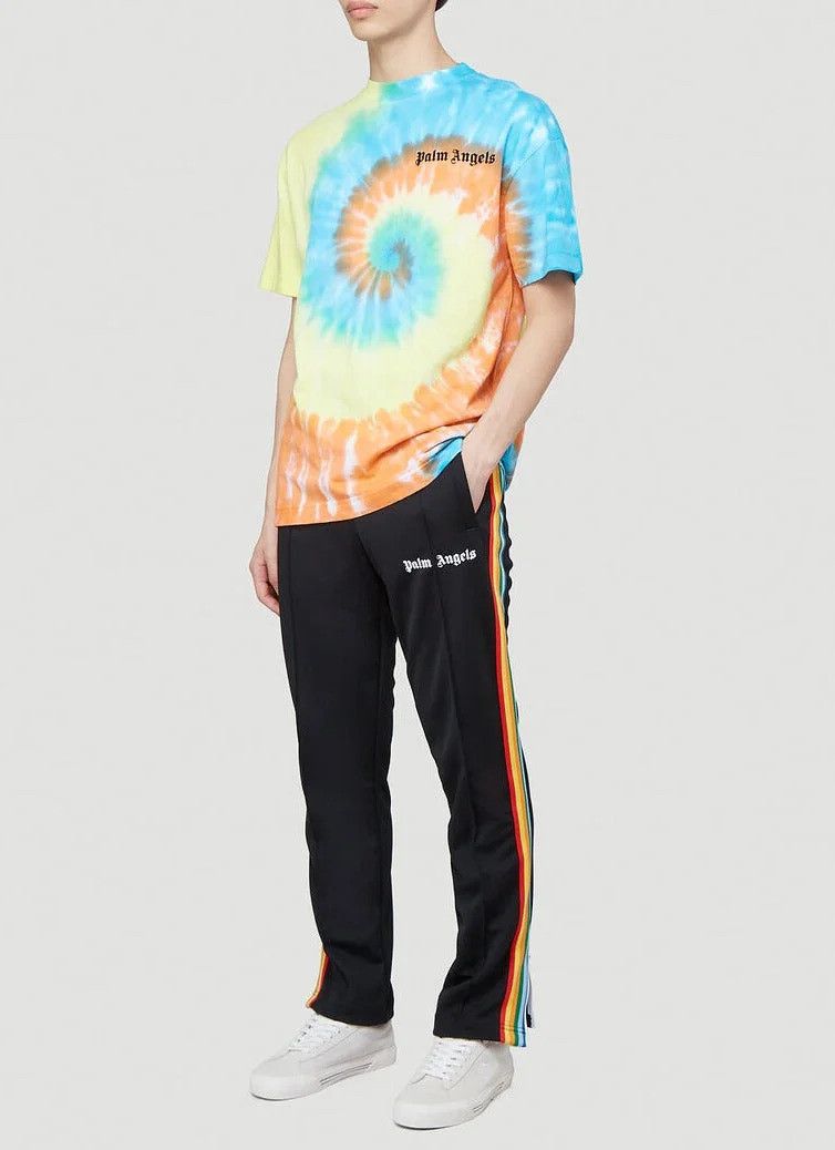 Palm Angels Multicolour Tie Dye Logo T-Shirt Size US M / EU 48-50 / 2 - 3 Thumbnail