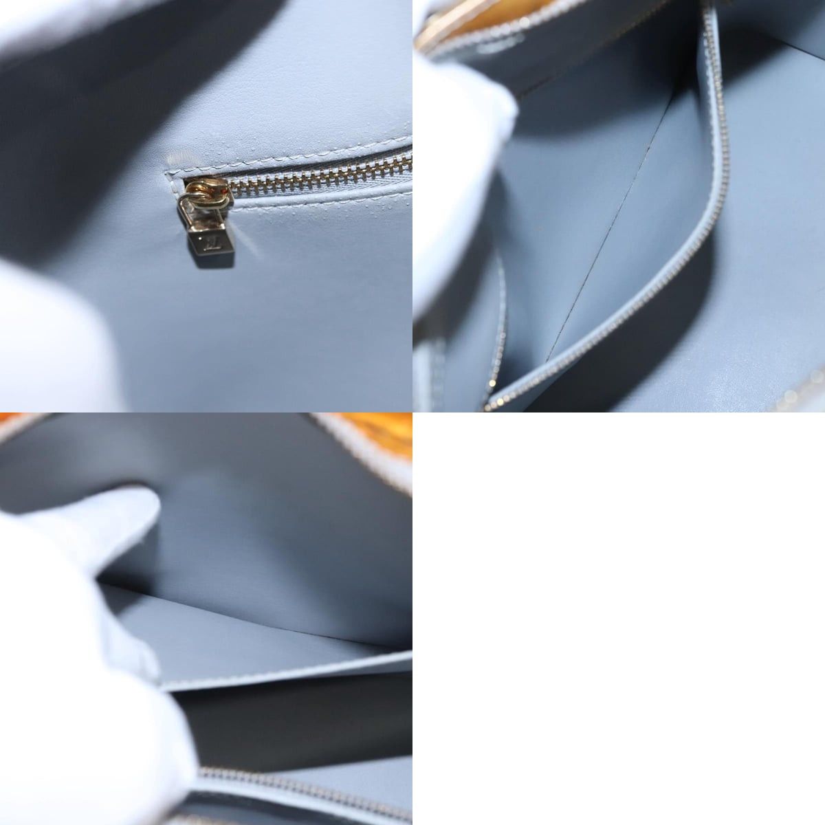 Louis Vuitton LOUIS VUITTON Monogram Vernis Houston Hand Bag Gris M91053 Size ONE SIZE - 13 Thumbnail
