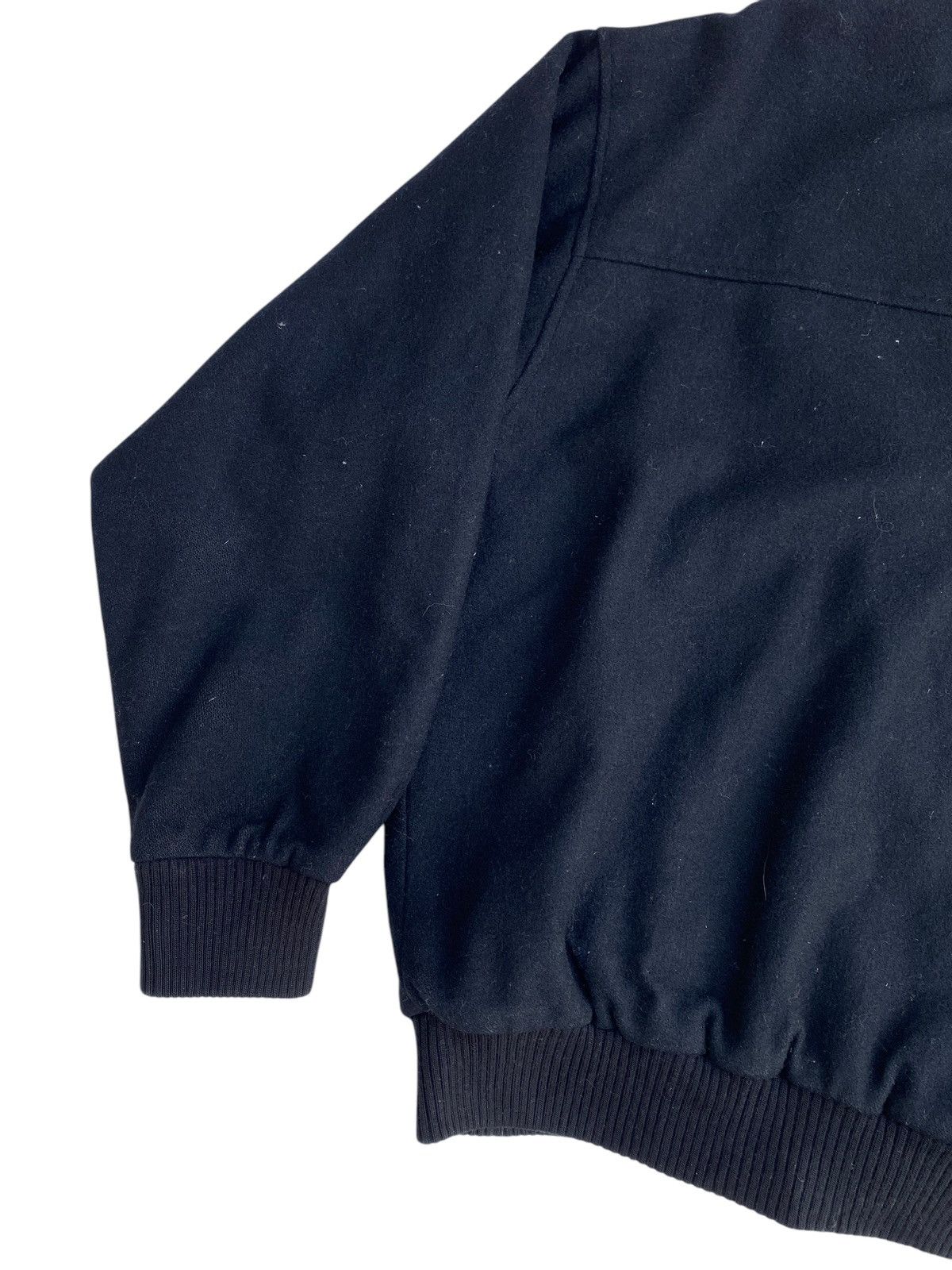 Issey Miyake Vintage Riverson Wool Bomber Jacket Issey Miyake Style Size US L / EU 52-54 / 3 - 7 Thumbnail