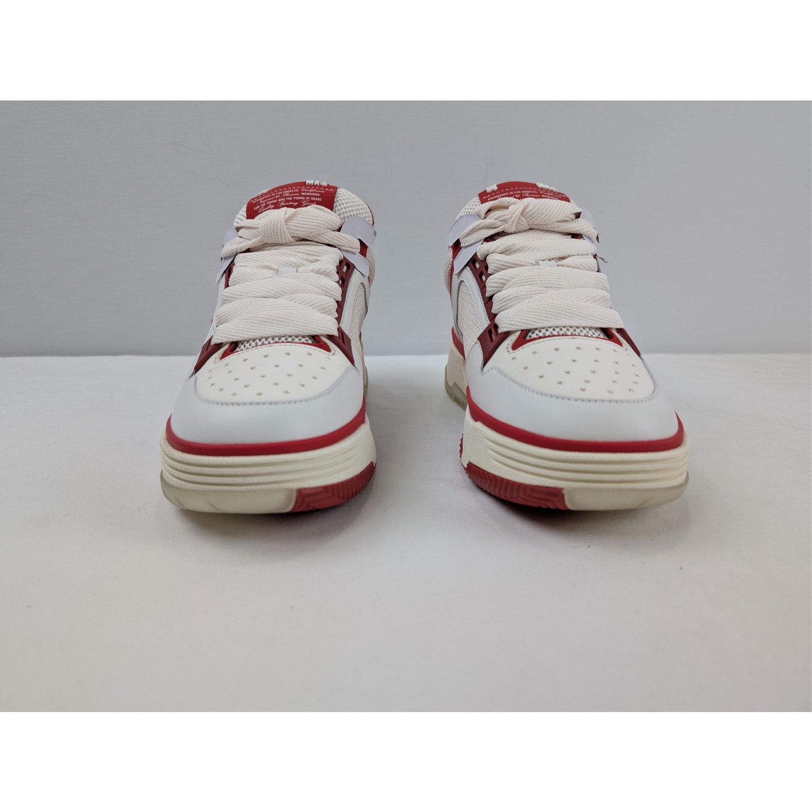 Amiri o1rshd1 Q:4 / MA-1 Low Top Sneakers in Red/White Size US 9 / EU 42 - 10 Thumbnail