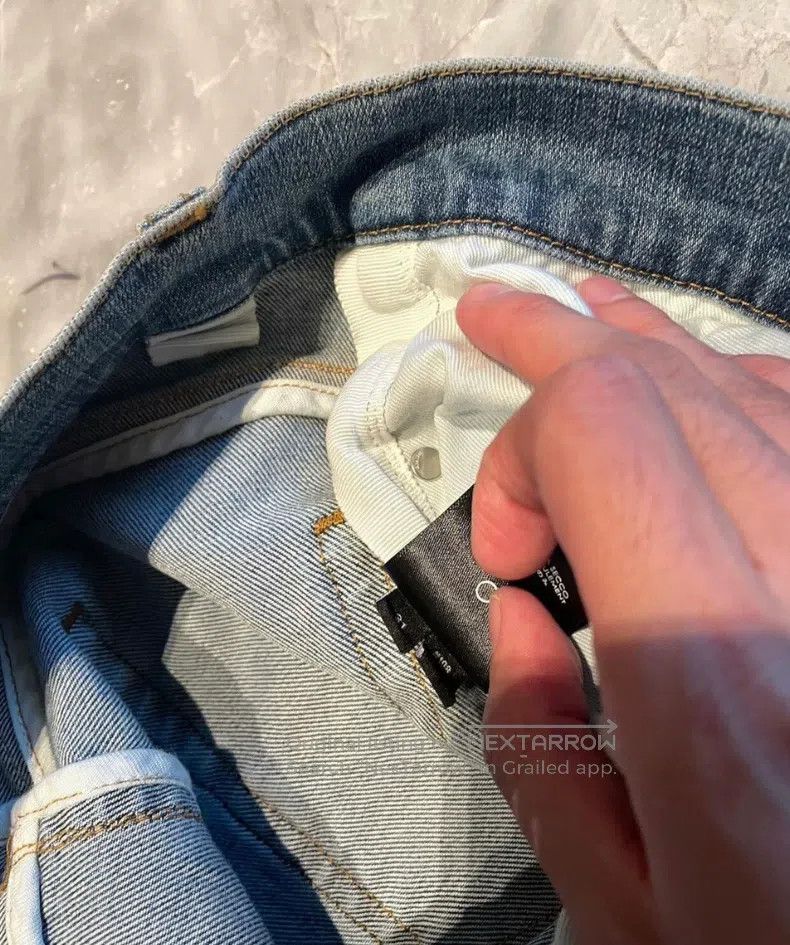 Amiri Amiri Size 31 Velvet Art Patchwork Blue Jeans Size US 31 - 5 Thumbnail
