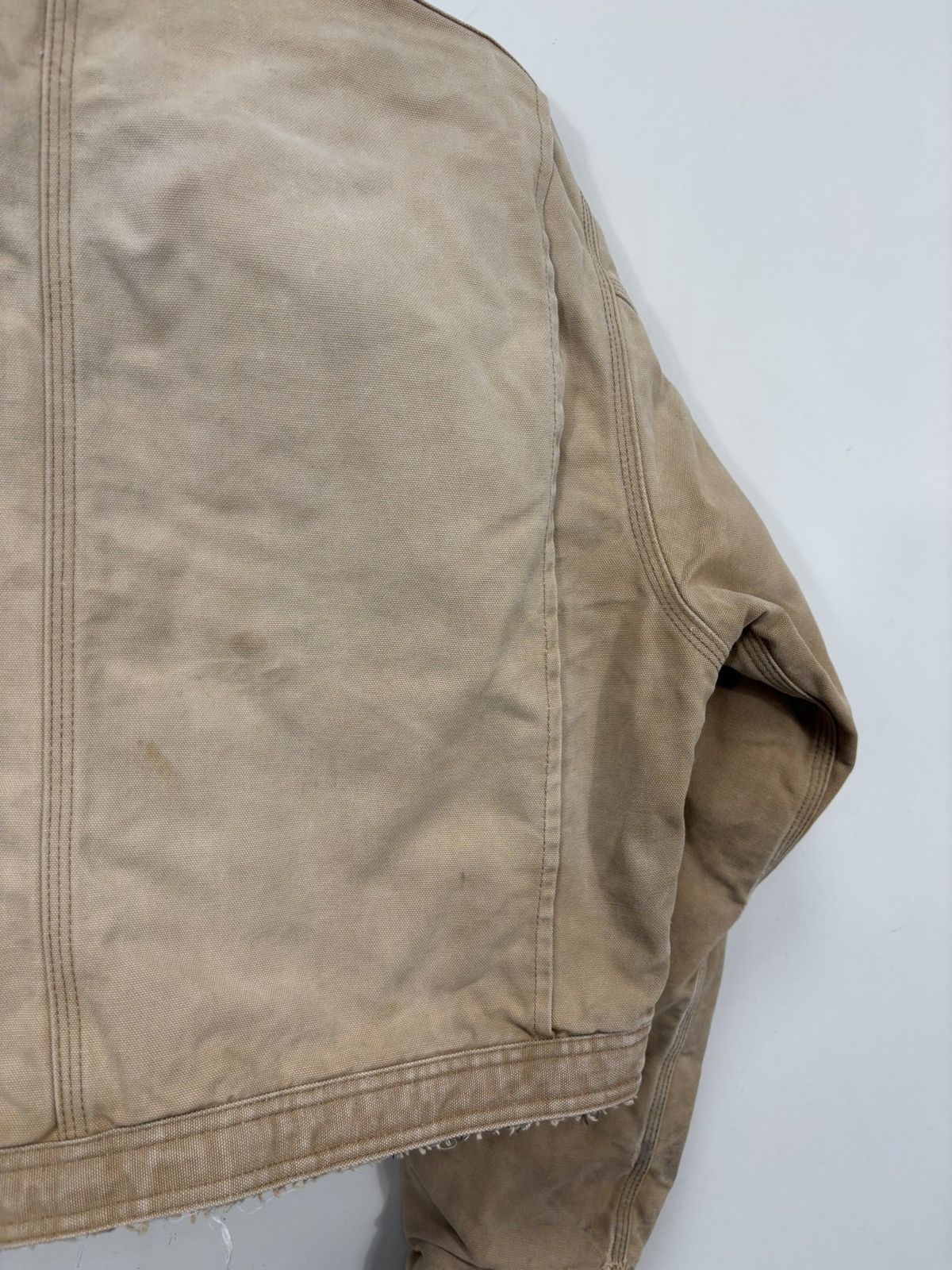 Carhartt Vintage 90s Carhartt Made In USA Faded Boxy Cropped Jacket Size US L / EU 52-54 / 3 - 23 Thumbnail
