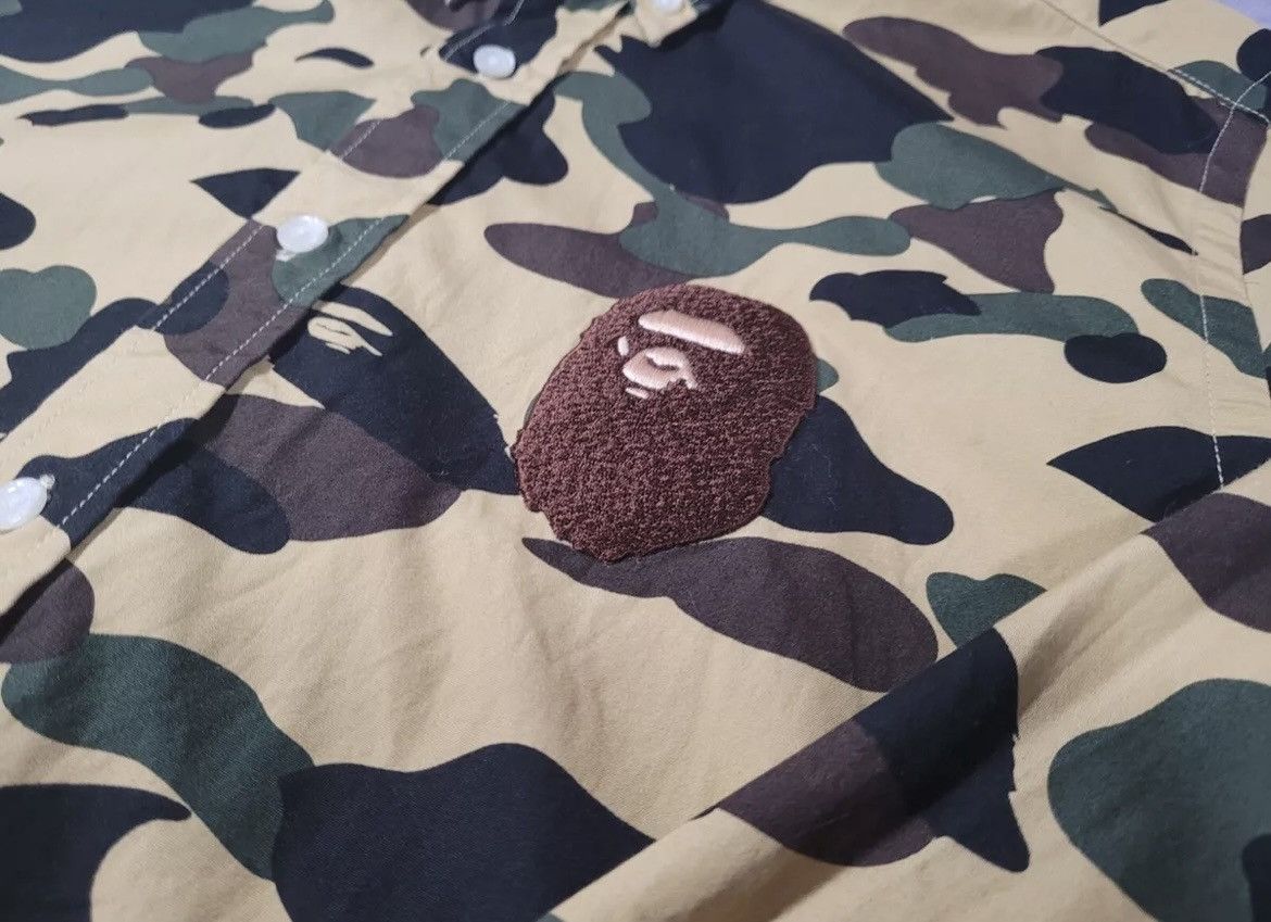 Bape 1st Camo Large Ape Head BD Shirt Size US M / EU 48-50 / 2 - 3 Thumbnail