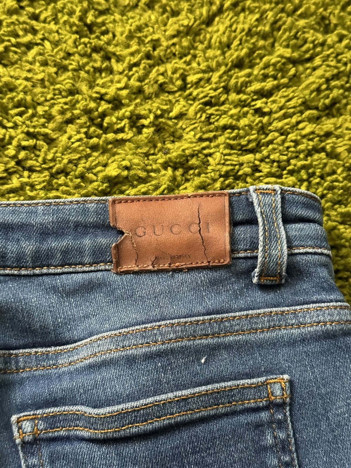 Designer × Gucci Gucci skinny fit faded jeans denim Size 26" / US 2 / IT 38 - 9 Thumbnail