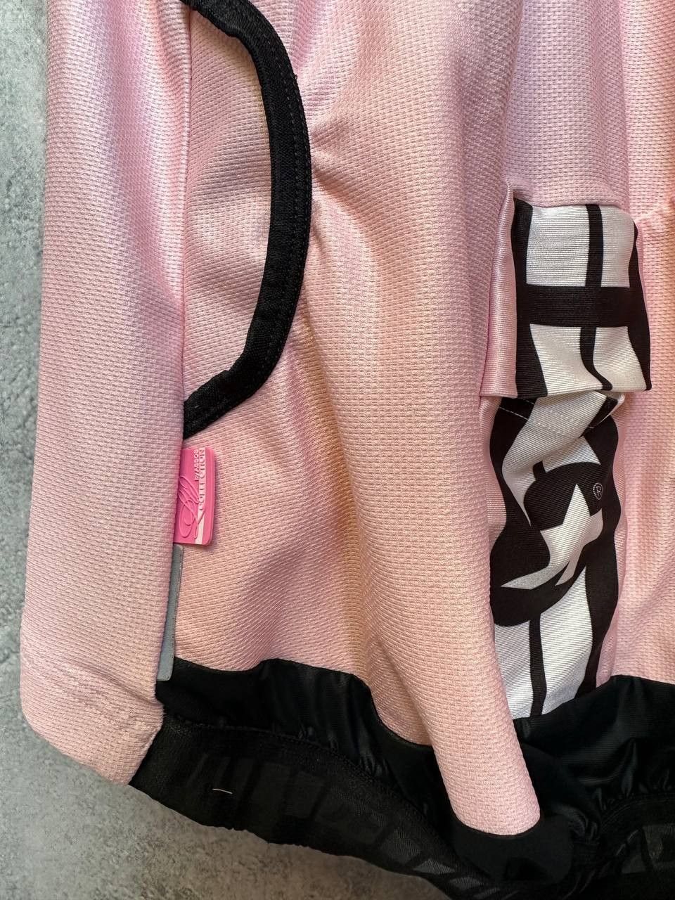 Other Assos Cycling Jersey Pink Black Full Zip Short Sleeve Lady Size XL / US 12-14 / IT 48-50 - 7 Thumbnail