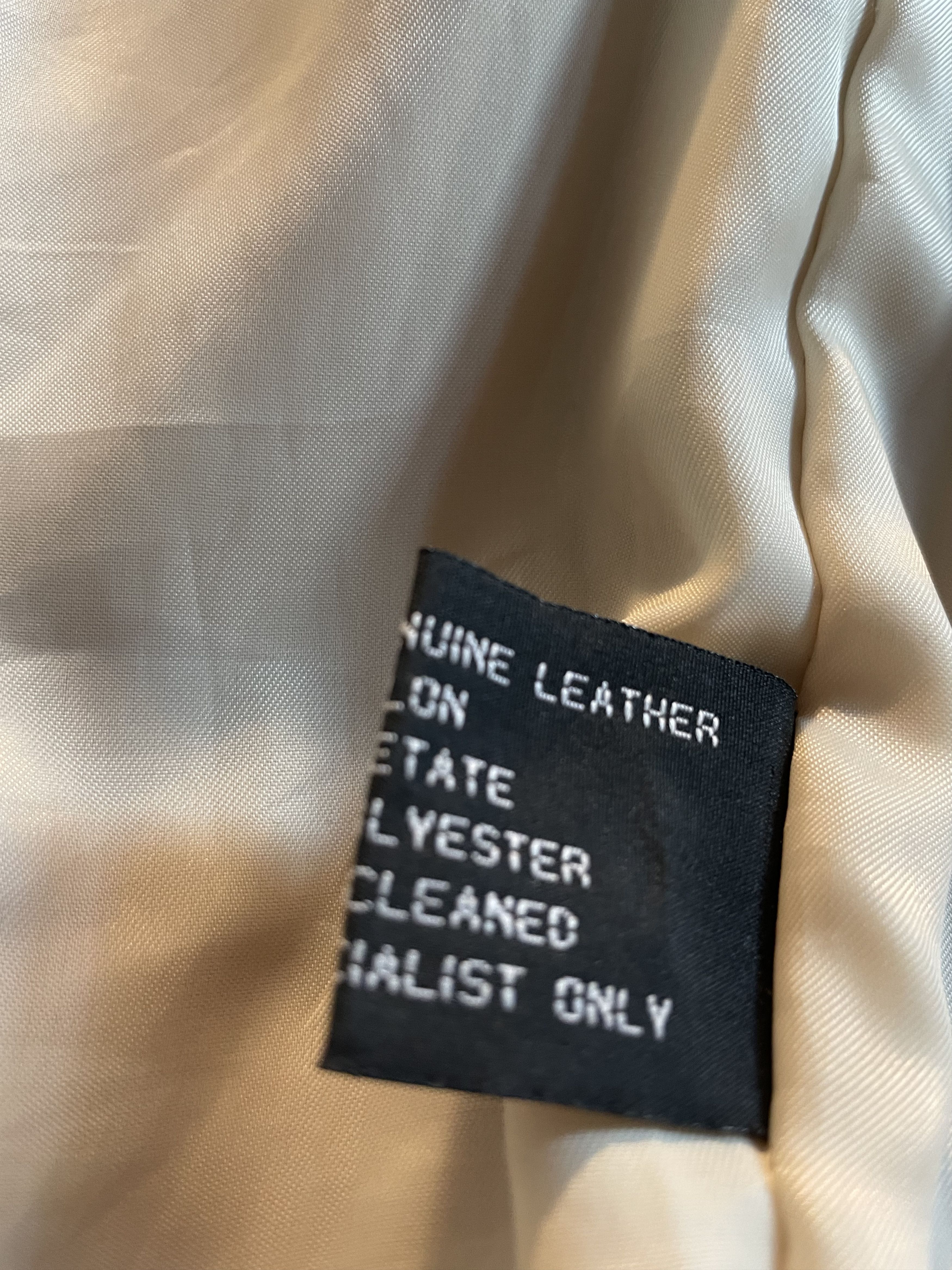 Other SHARPER IMAGE 90s Genuine Leather Varsity Jacket Blk/Off-Whi Size US L / EU 52-54 / 3 - 7 Thumbnail