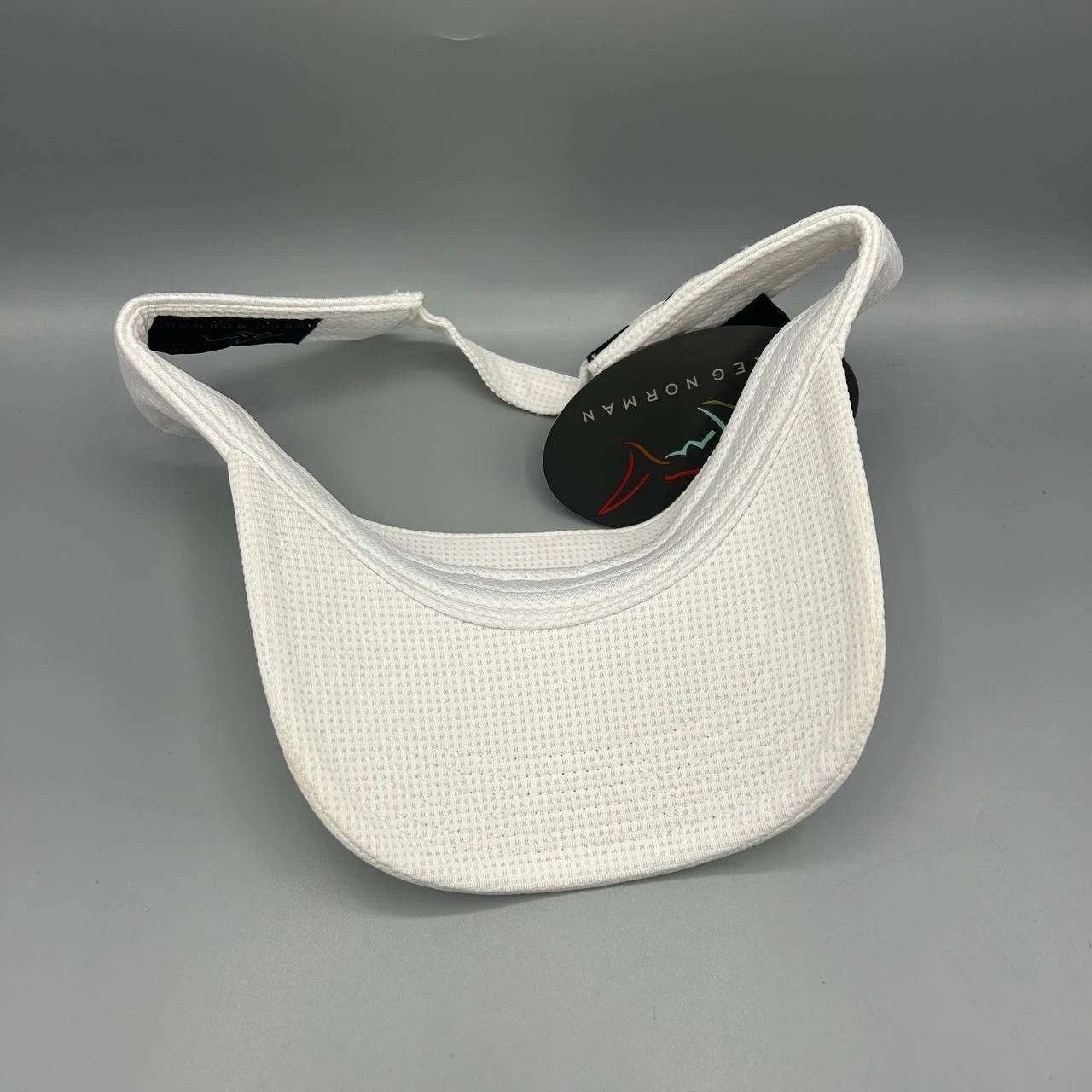 Greg Norman Greg Norman Golf Visor Hat Men White Embroidered Strap Back Size ONE SIZE - 2 Thumbnail