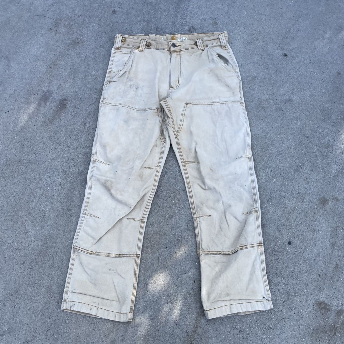 Carhartt Carhartt Distressed Double Knee Pant Size US 34 / EU 50 - 1 Thumbnail