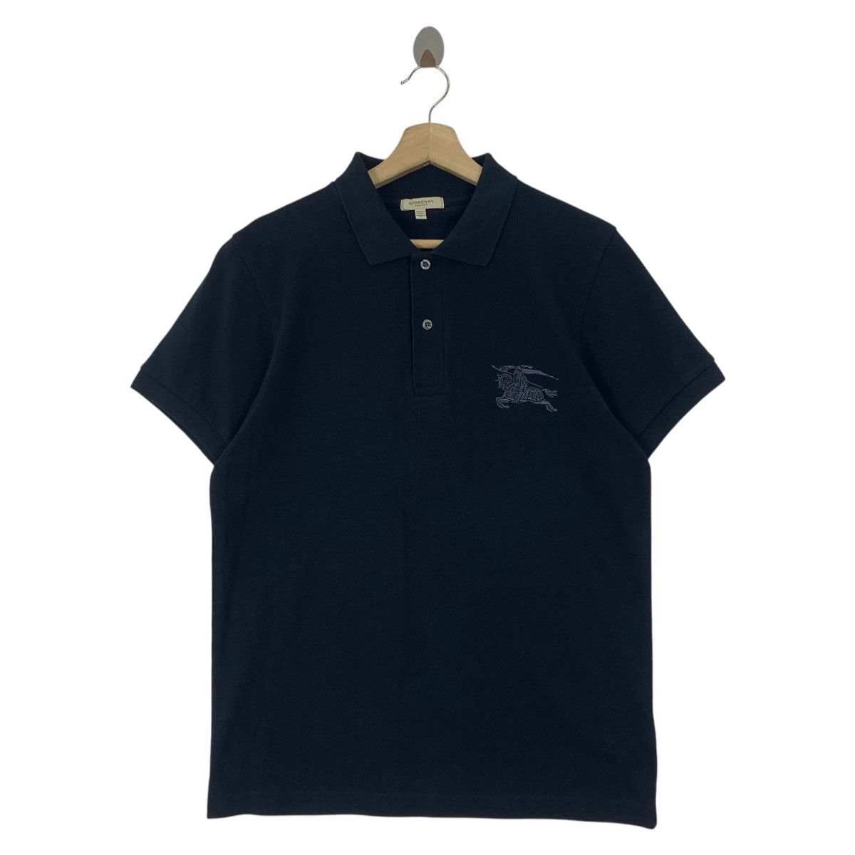 Burberry BURBERRY London big logo embroidery polo tee Size US L / EU 52-54 / 3 - 1 Thumbnail