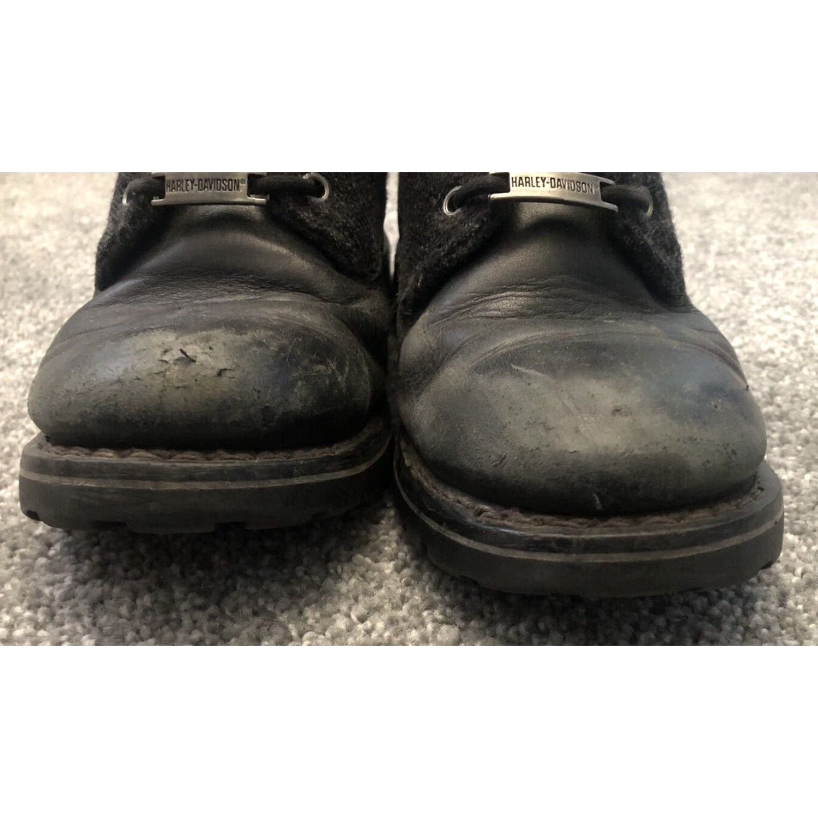 Harley Davidson Harley-Davidson Dana Boots Gray Black Size 8M Womens Boot Fall Spring Summer Winter Casual Workwear 39 EU 6 UK 8 US Size US 6 / IT 36 - 5 Thumbnail