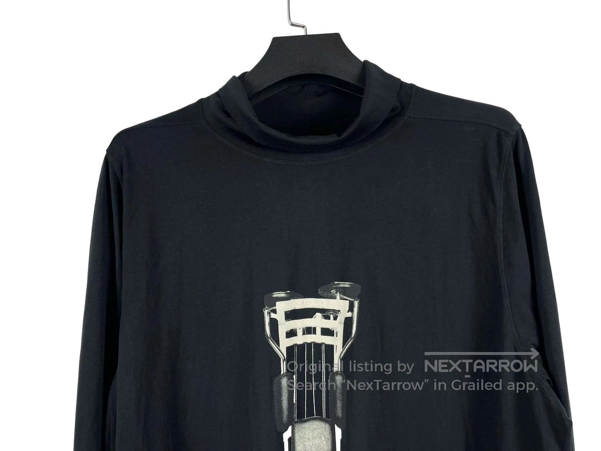 Rick Owens RICK OWENS High-Neck Printed Long Sleeve Size US L / EU 52-54 / 3 - 3 Thumbnail