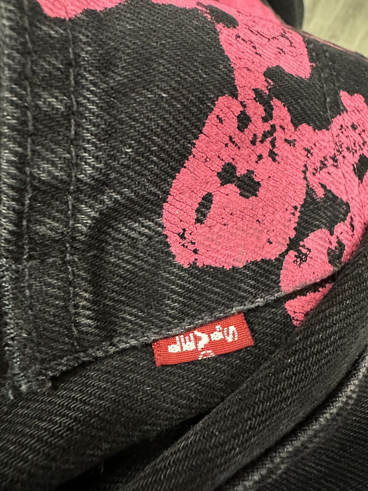 (B).Stroy × DENIM TEARS Denim tears size 30 pre owned b stroy jeans Size US 30 / EU 46 - 12 Thumbnail