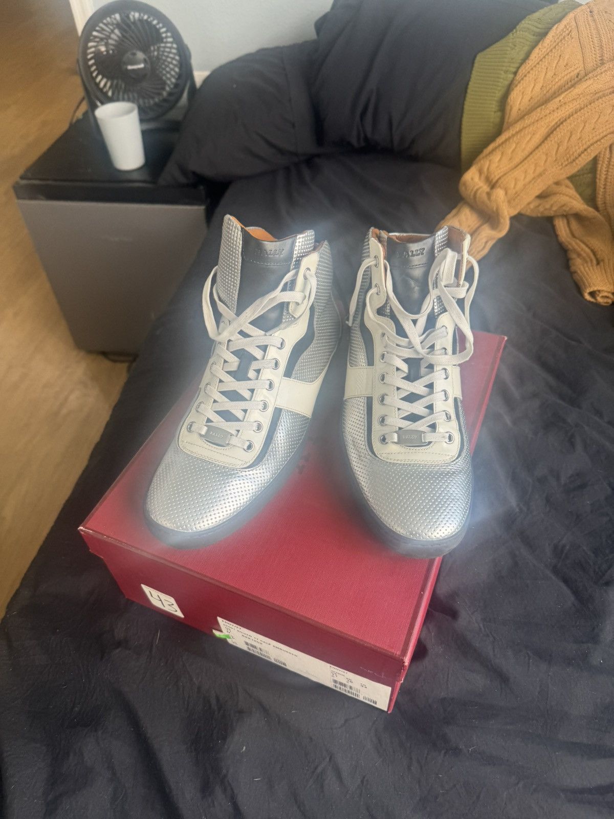 Bally Bally High Top Sneakers Size US 12 / EU 45 - 2 Thumbnail