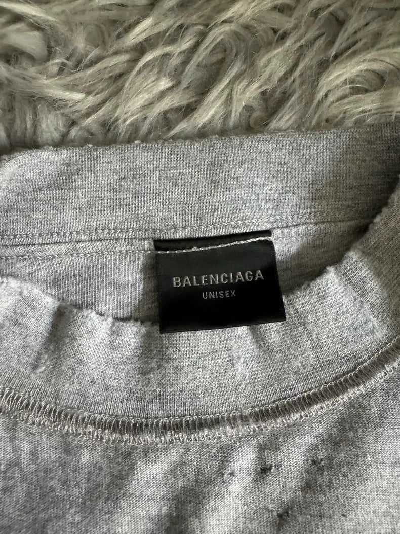 Balenciaga Balenciaga Gray letter logo short-sleeve Size US S / EU 44-46 / 1 - 4 Thumbnail