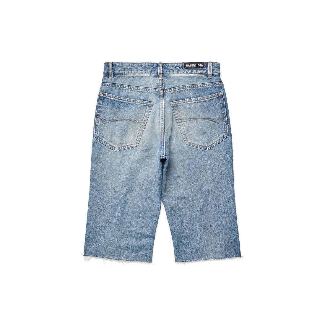 Balenciaga o1bcso1str0625 Slim Shorts in Blue Size US 36 / EU 52 - 6 Thumbnail