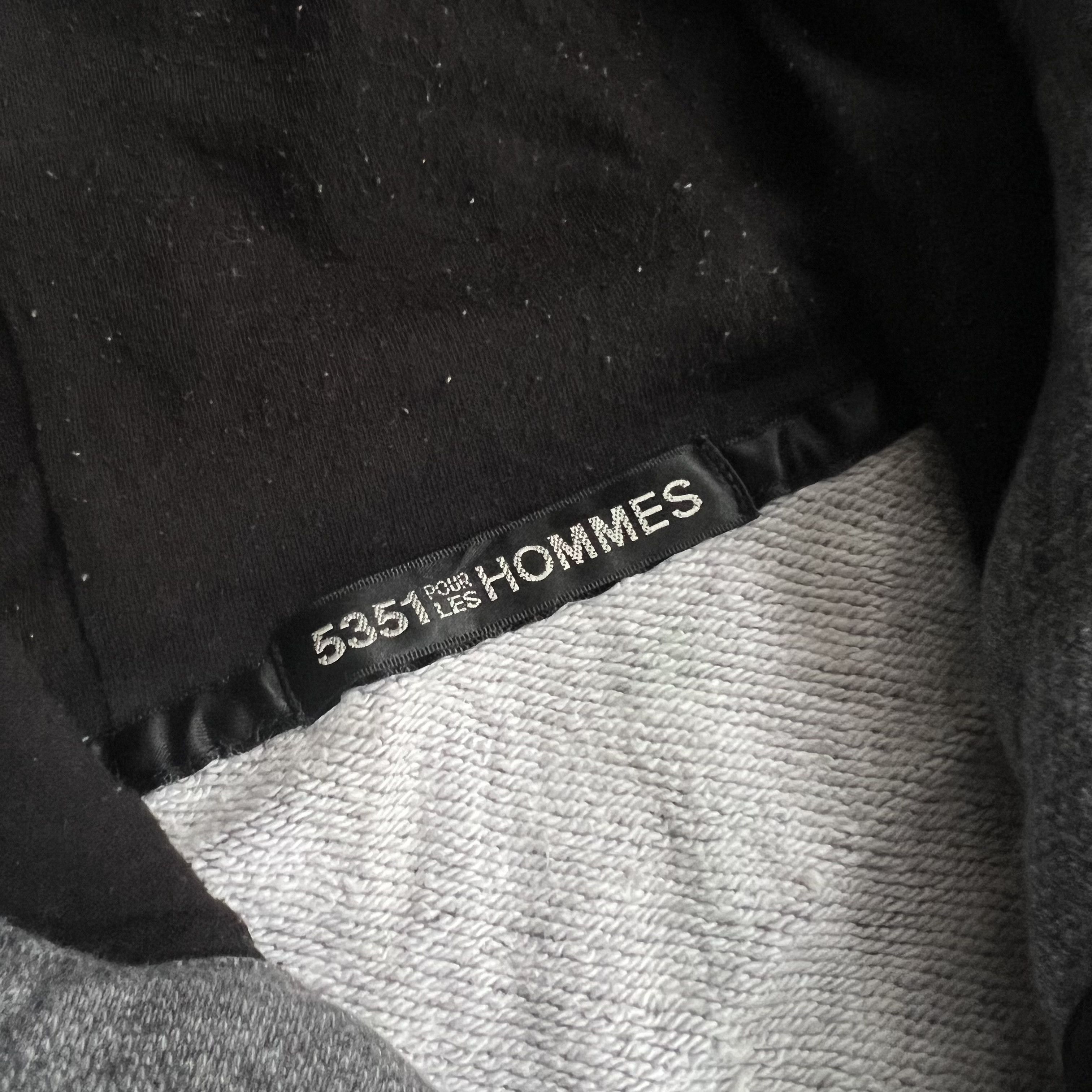5351 POUR LES HOMMES 2000’s 5351 Pour If six was nine Style Half Zip Hoodie Size US M / EU 48-50 / 2 - 6 Thumbnail