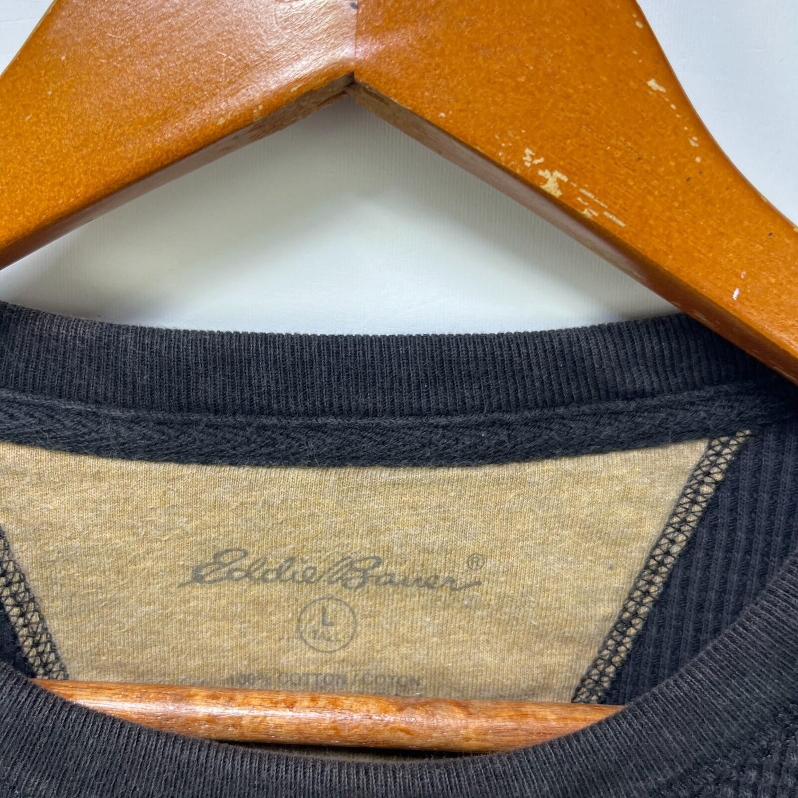 Eddie Bauer Vintage Sun Faded Blank Waffle Thermal Shirt Large Size US L / EU 52-54 / 3 - 4 Thumbnail
