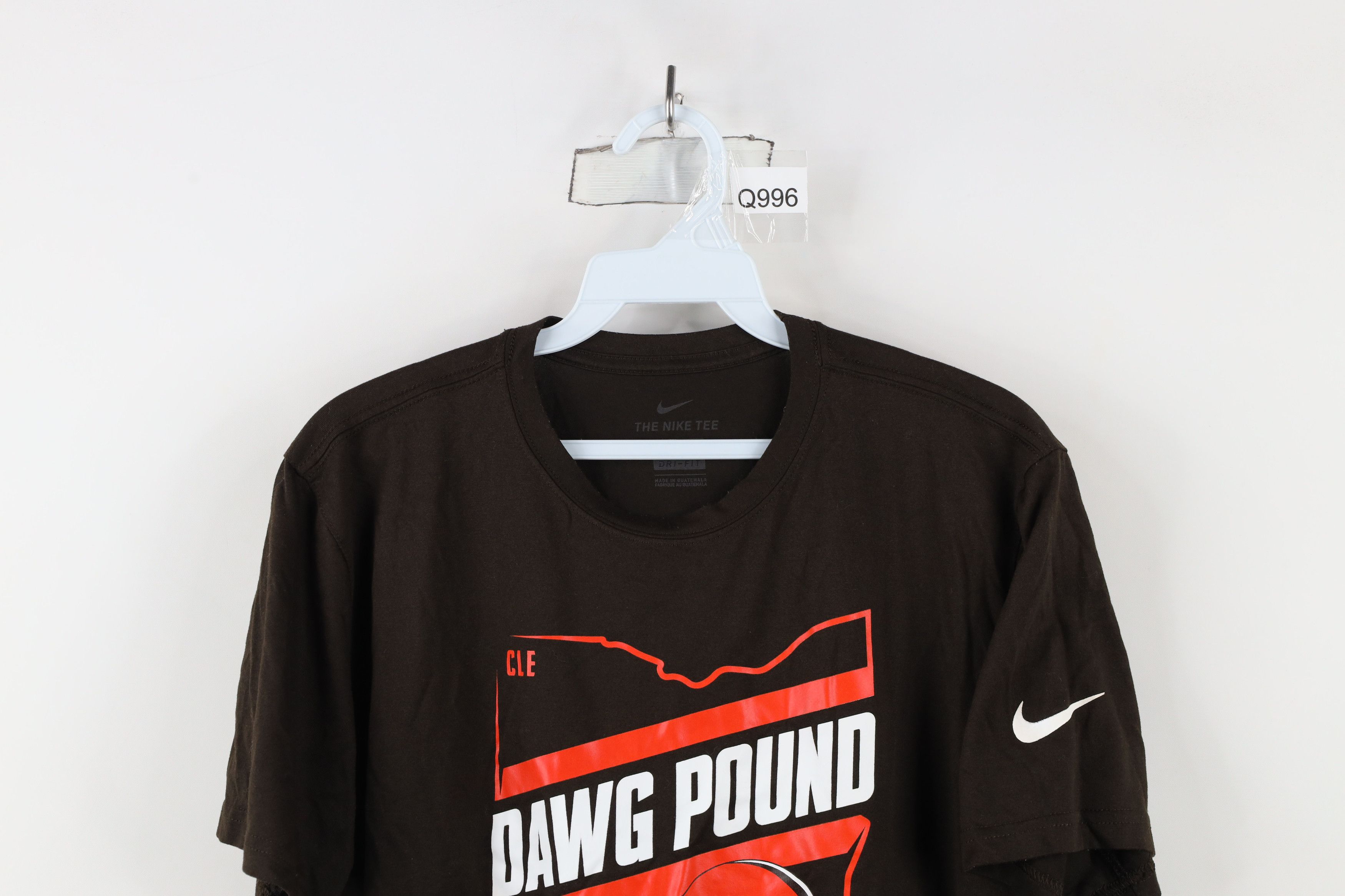 Nike × Vintage Nike Cleveland Browns Football Short Sleeve T-Shirt Brown Size US M / EU 48-50 / 2 - 2 Thumbnail