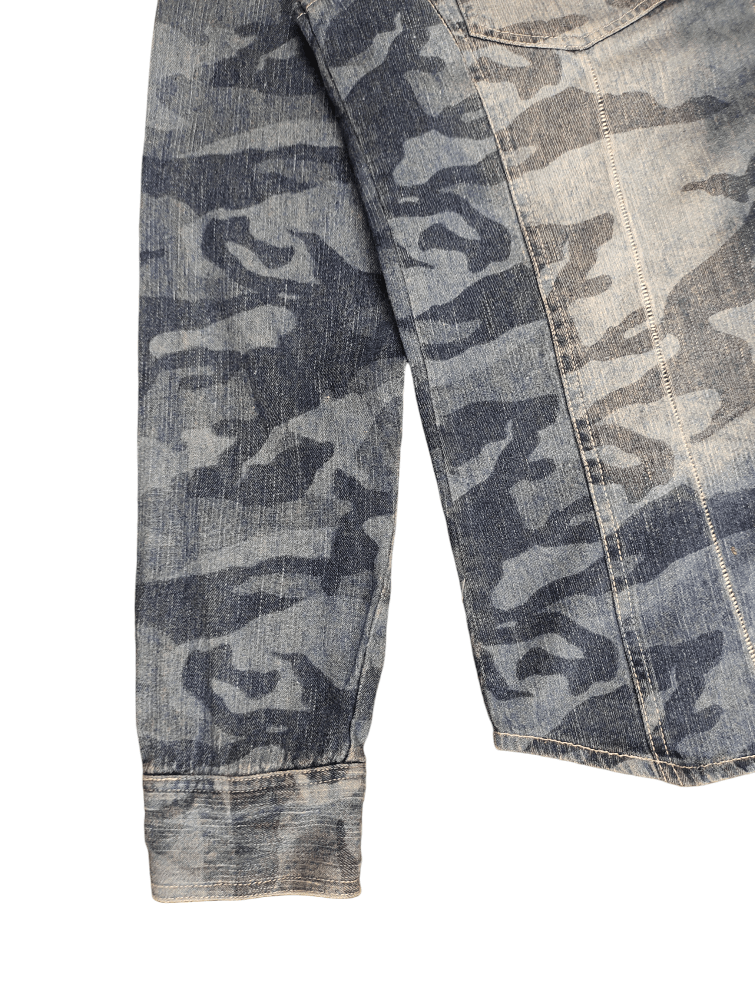 In The Attic In The Attic Homme Camo Double Pocket Denim Shirt Size US M / EU 48-50 / 2 - 5 Thumbnail