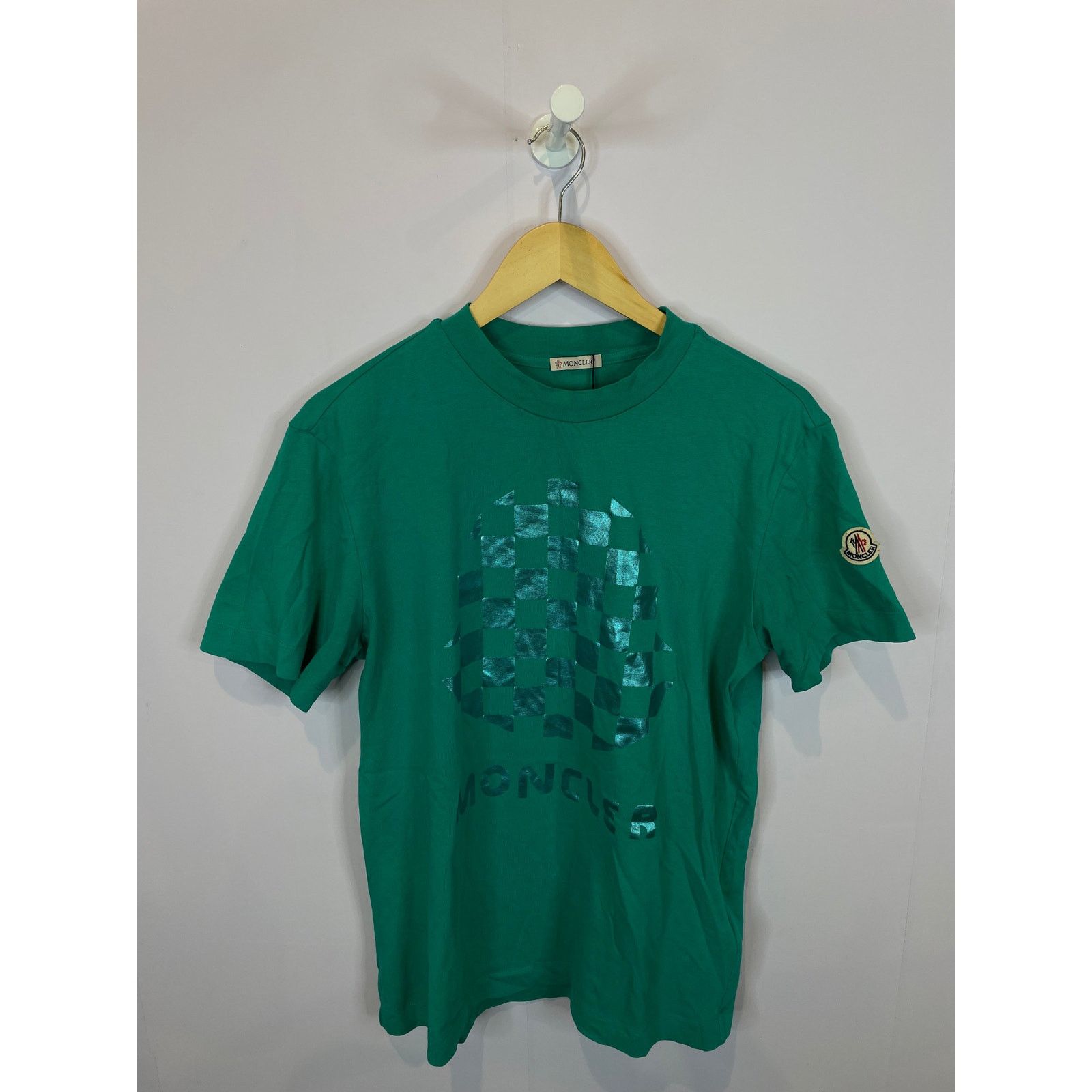 Moncler Moncler Tee Green Used Small Size US S / EU 44-46 / 1 - 1 Thumbnail