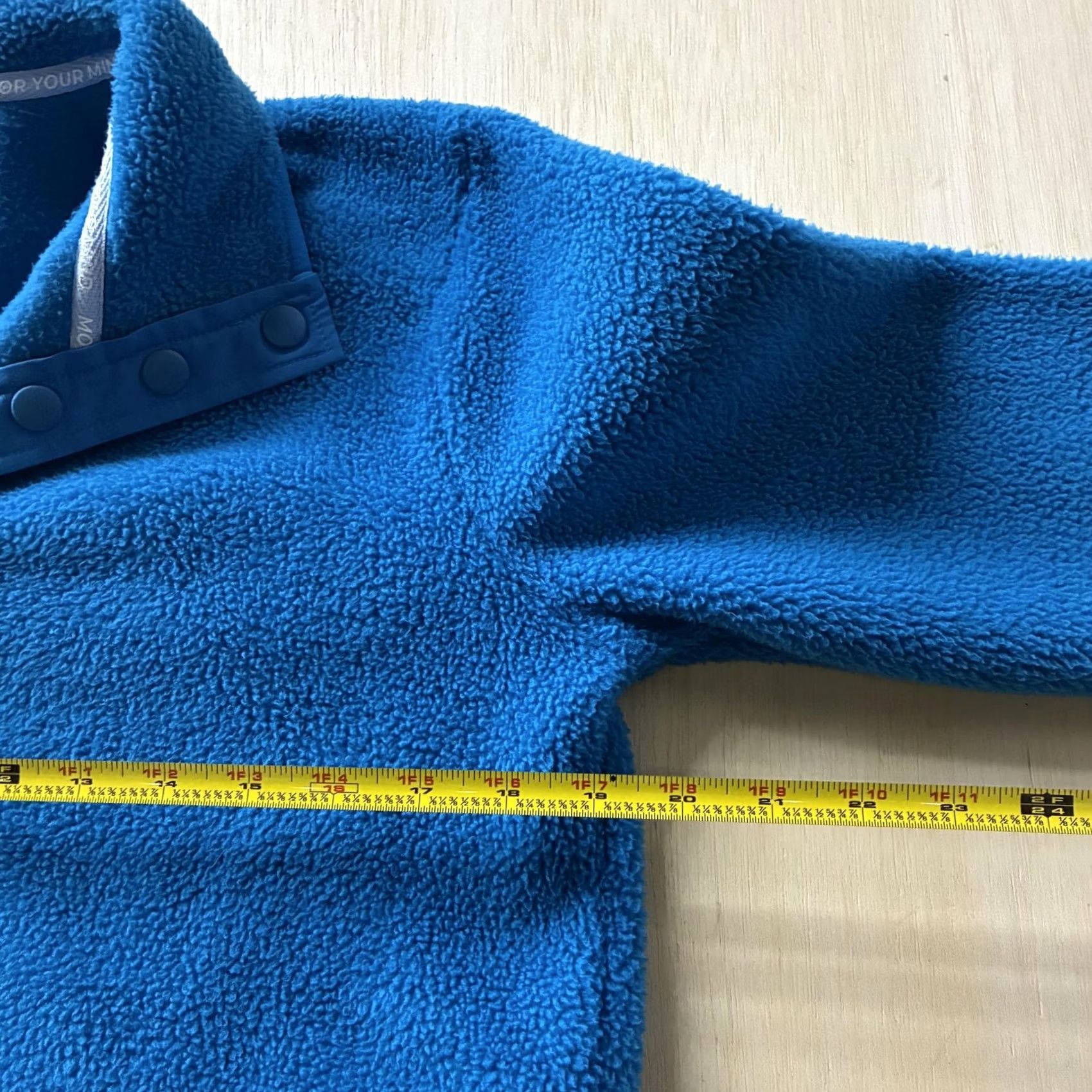 Tek Gear Tek Gear Sweatshirt Womens Small Blue Colorblock Sherpa Fleece Pullover Snap Size S / US 4 / IT 40 - 5 Thumbnail