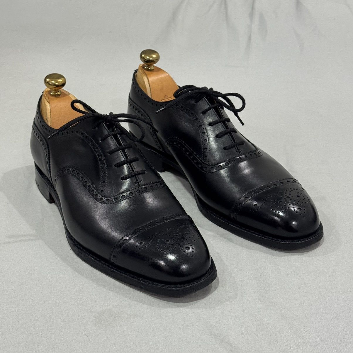 Church's Church’s Diplomat 173 Calf Leather Oxford Brogue – Black 🔥 Size US 10.5 / EU 43-44 - 5 Thumbnail