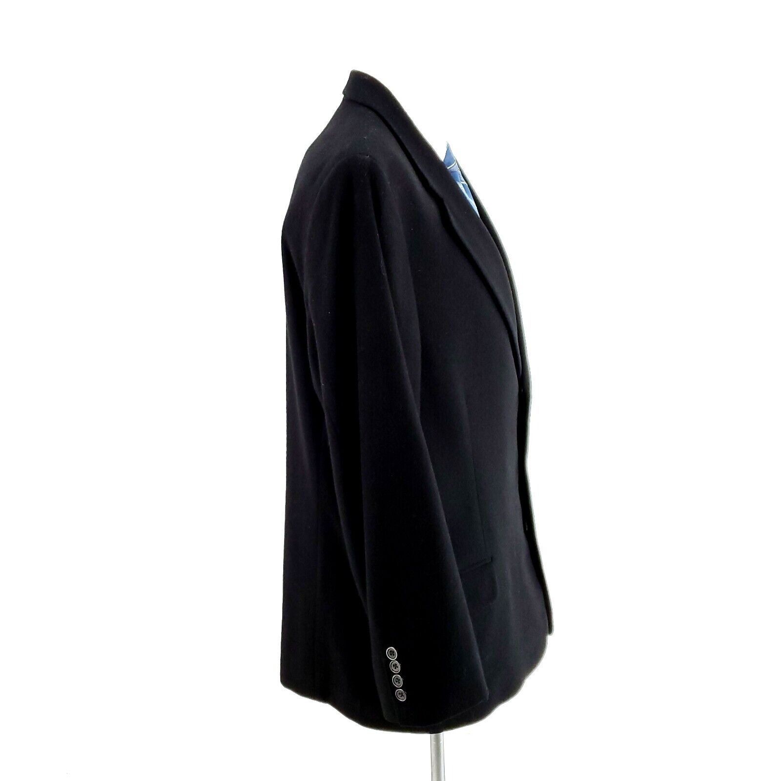 Oscar De La Renta Oscar De La Renta Virgin Wool Nylon Cashmere 3 Button Sport Size 44R - 6 Thumbnail