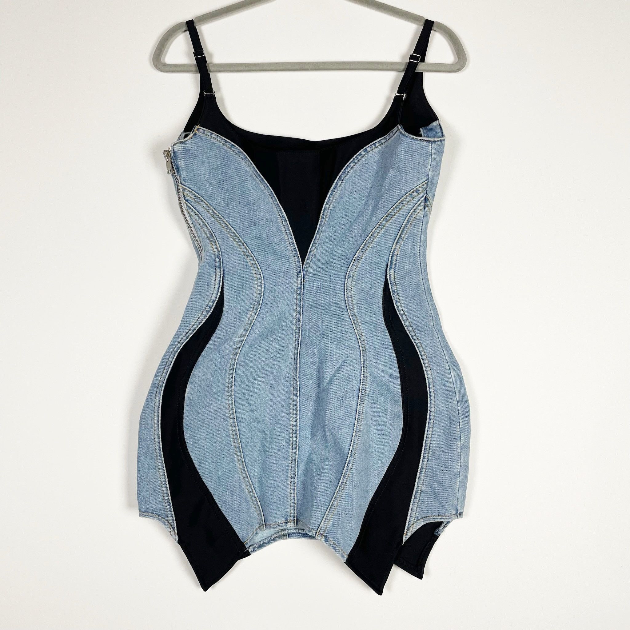 Mugler Mugler Corset Denim Jean Cotton Stretch Multi Size M / US 6-8 / IT 42-44 - 1 Thumbnail