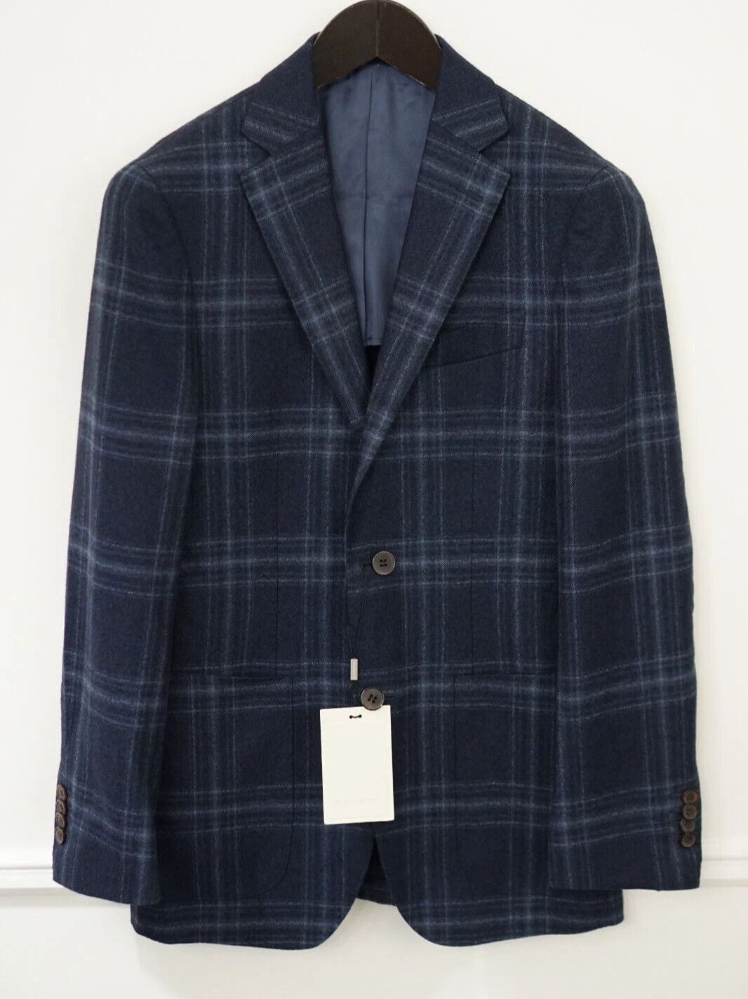 Suitsupply Men Suitsupply Blazer Havana Half Linen Angelico Wool US34 Size 34R - 1 Thumbnail