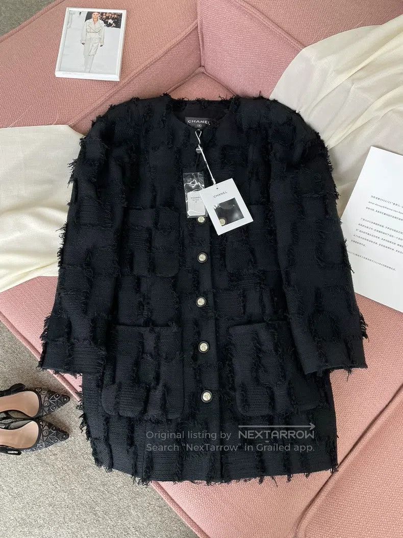 Chanel Chanel Black full-tassel four-pocket jacket Size XS / US 0-2 / IT 36-38 - 1 Thumbnail
