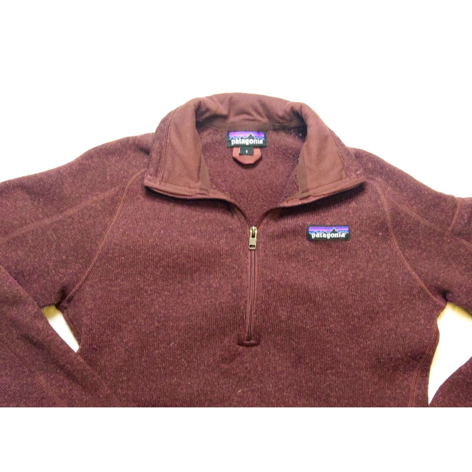 Patagonia Patagonia Better Sweater Quarter Zip Woman's Small Burgundy Size S / US 4 / IT 40 - 4 Thumbnail