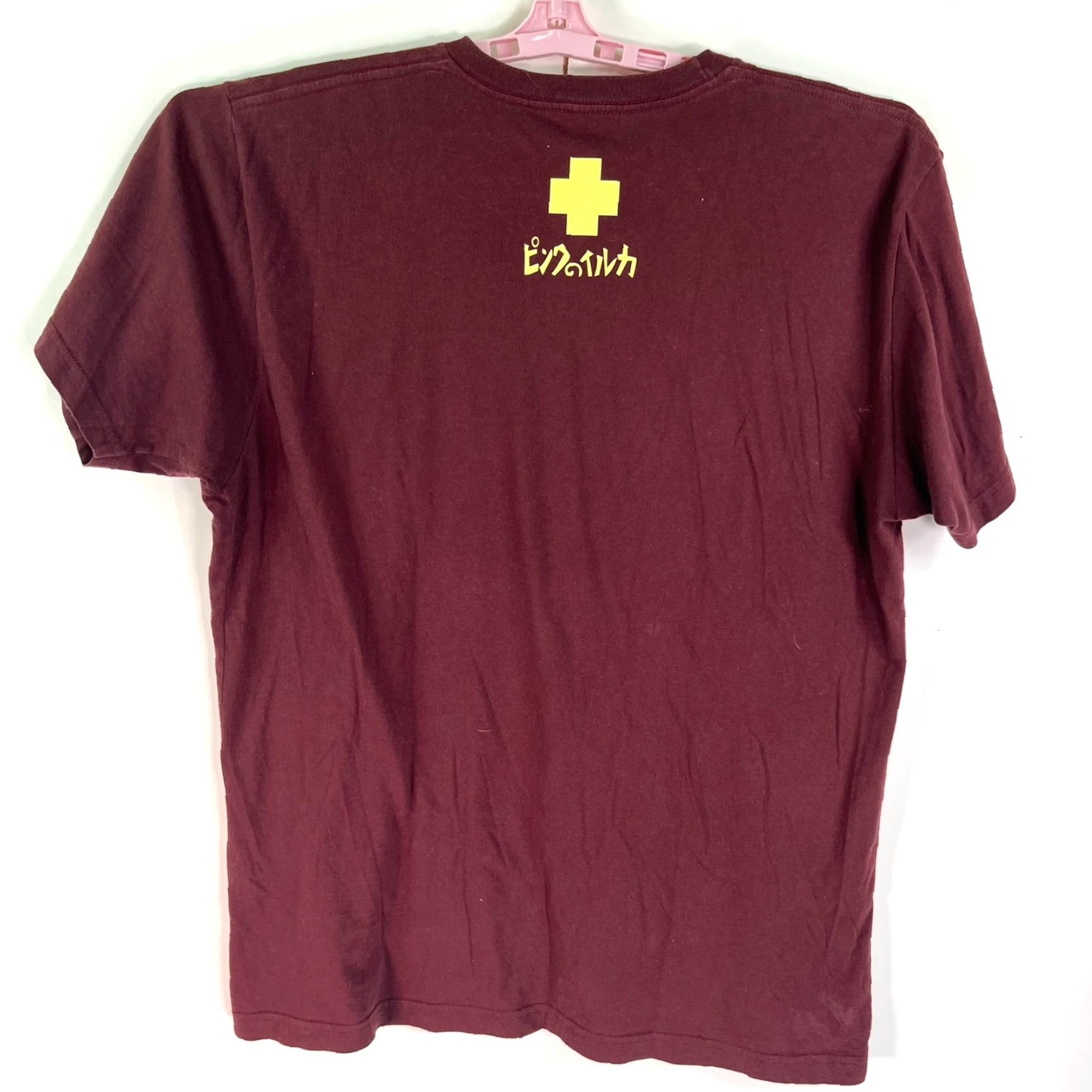 Pinko Pink Dolphin T-Shirt Men's XL Red Yacht Graphic Logo Crew Neck Short Sleeve Size US XL / EU 56 / 4 - 4 Thumbnail