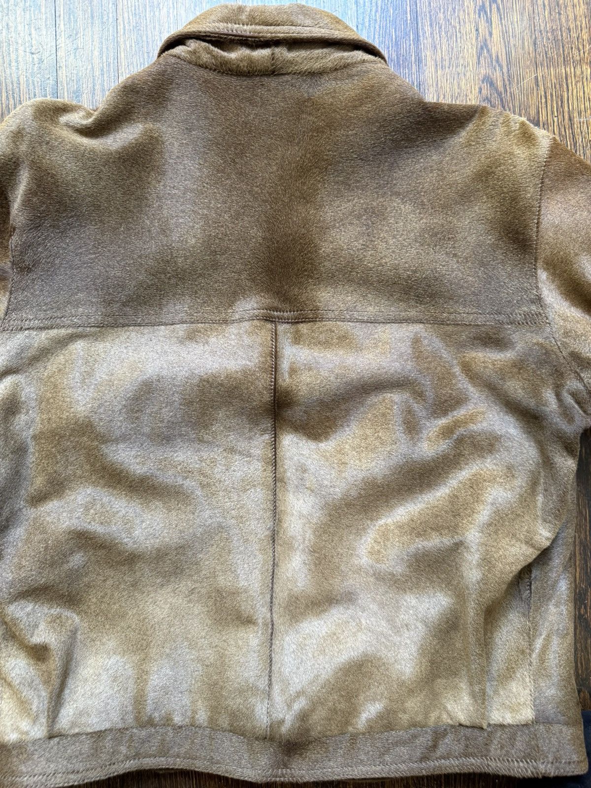 Giorgio Armani Calf Hair Leather Jacket FW1998 Size US M / EU 48-50 / 2 - 3 Thumbnail