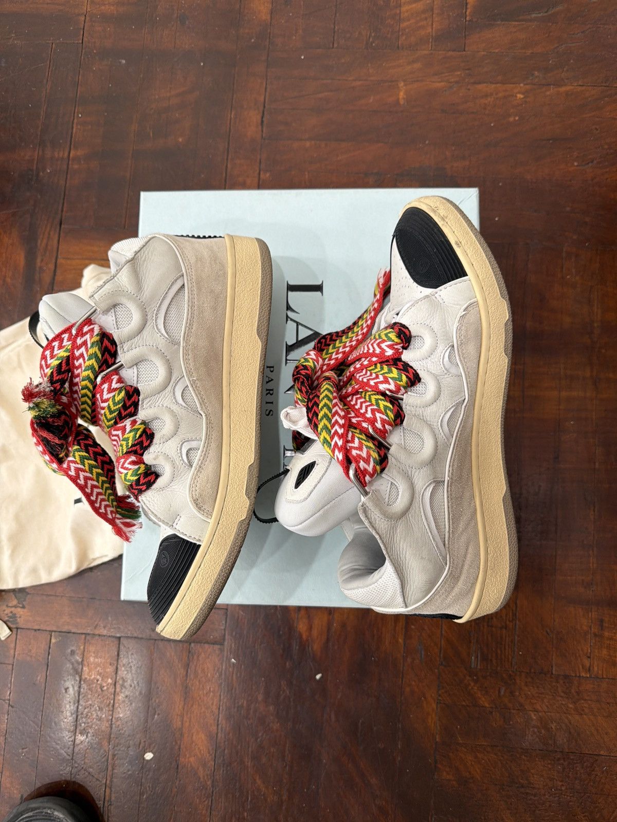 Lanvin Lanvin Curbed sneaker OG Size US 11.5 / EU 44-45 - 2 Thumbnail