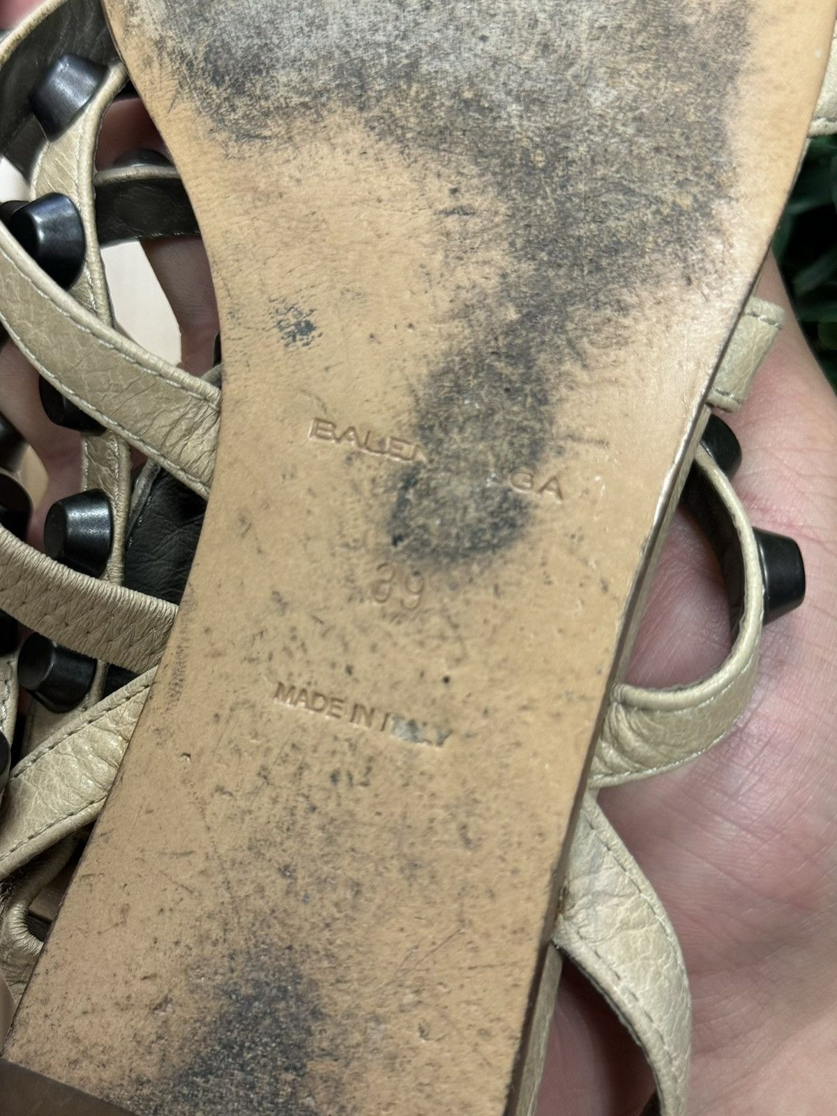 Balenciaga Balenciaga ‘Arena’ Studded Flat Sandals Size US 9 / IT 39 - 6 Thumbnail