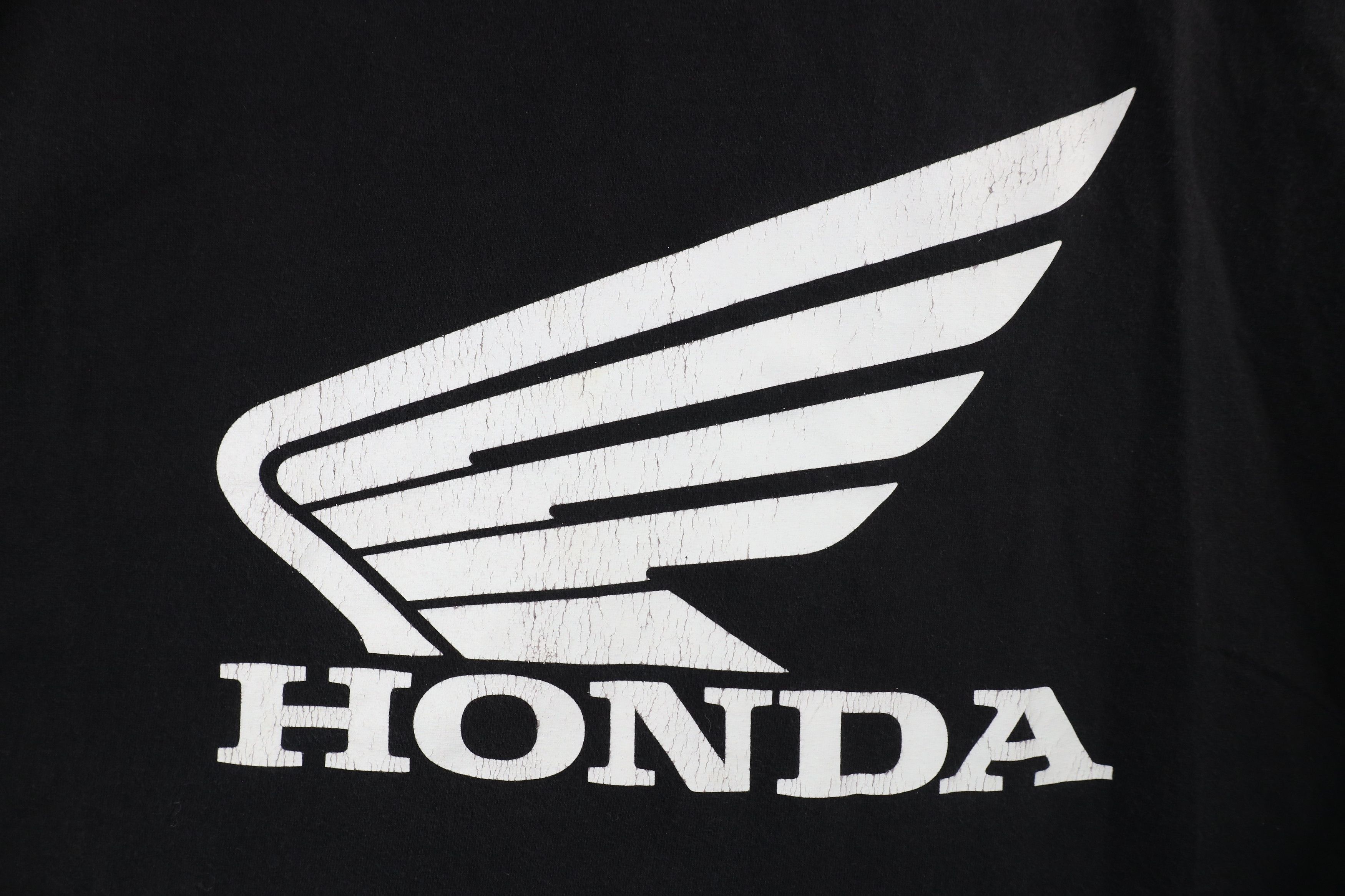 Vintage Vintage Y2K Factory Effex Honda Racing Spell T-Shirt Black Size US XXL / EU 58 / 5 - 6 Thumbnail