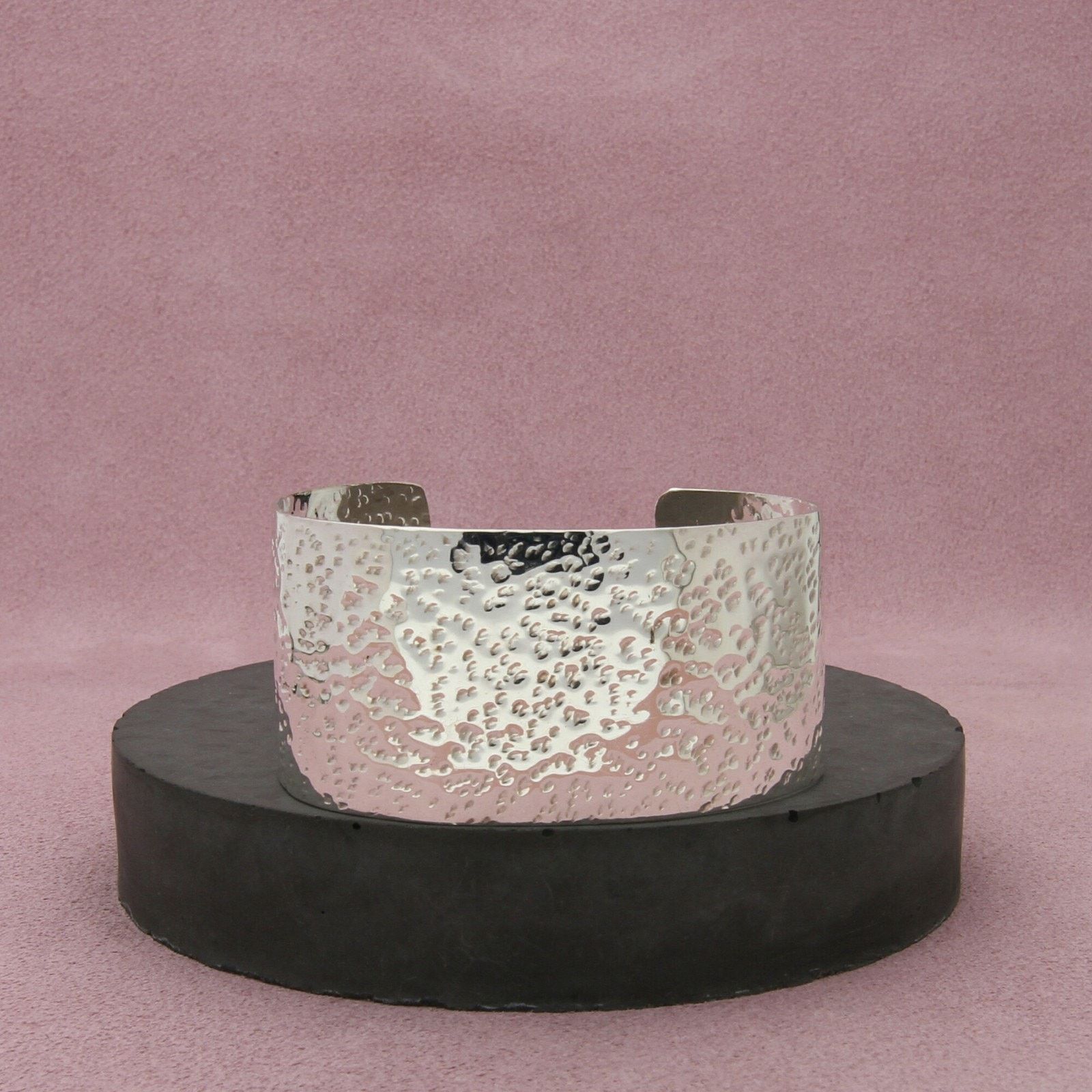 Sterling Silver sterling silver artisan crafted cuff bracelet size 6.25in Size ONE SIZE - 1 Thumbnail