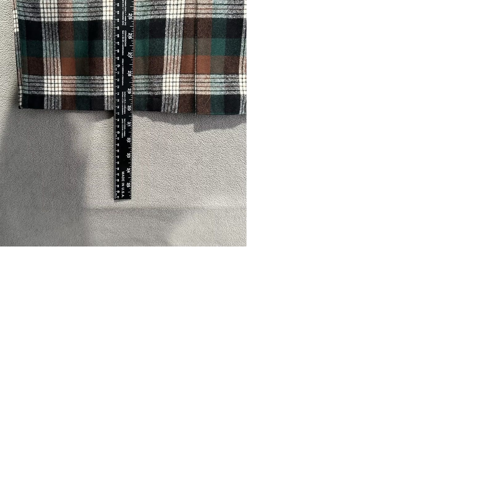 Pendleton Pendleton Board Shirt Mens M Brown Green Plaid Wool Loop Collar The Original EUC Size US M / EU 48-50 / 2 - 9 Thumbnail