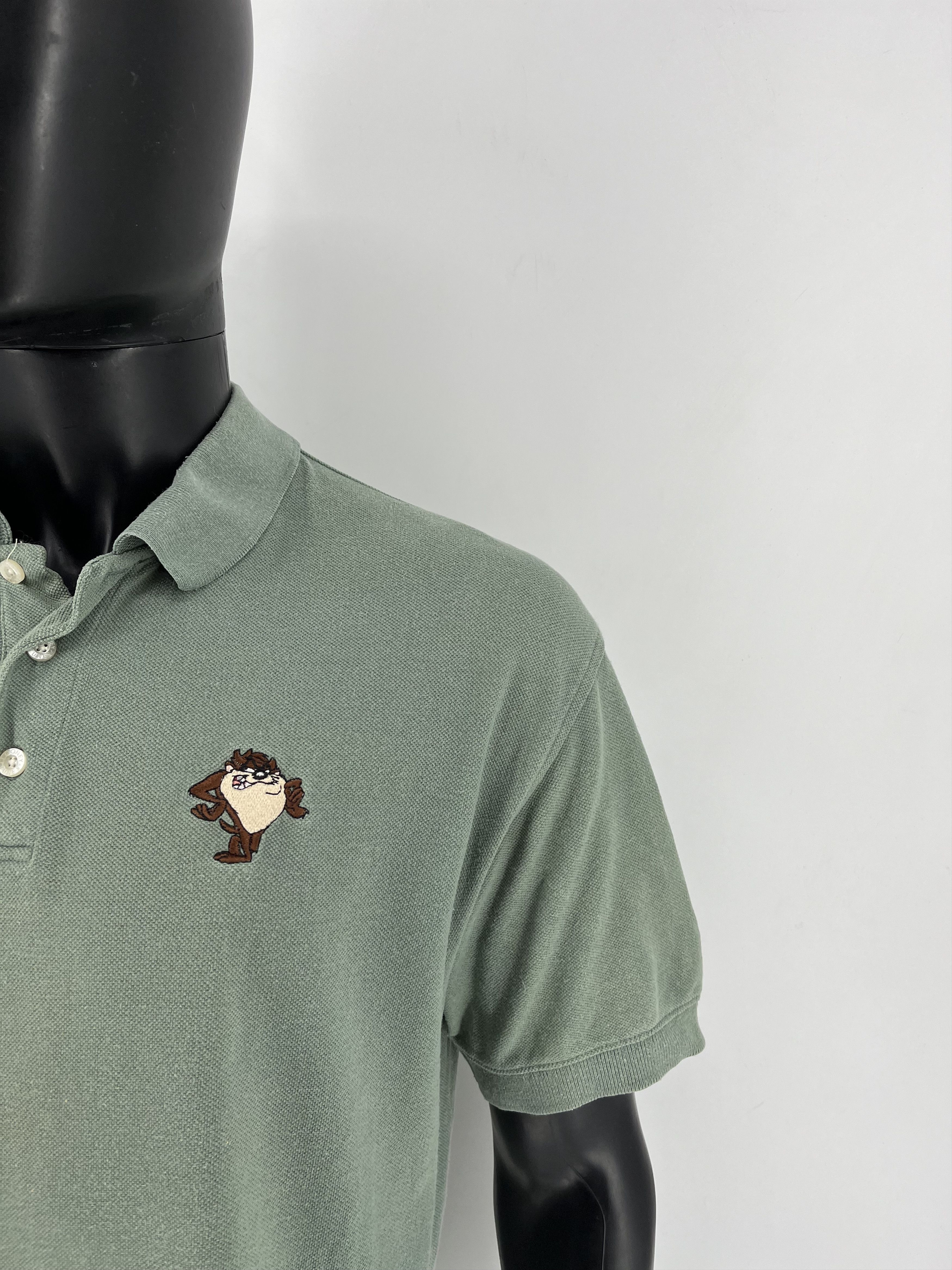 Vintage × Warner Bros Vintage Warner Bros handsome devil Shirt 2000 Polo Mint Size US M / EU 48-50 / 2 - 7 Thumbnail
