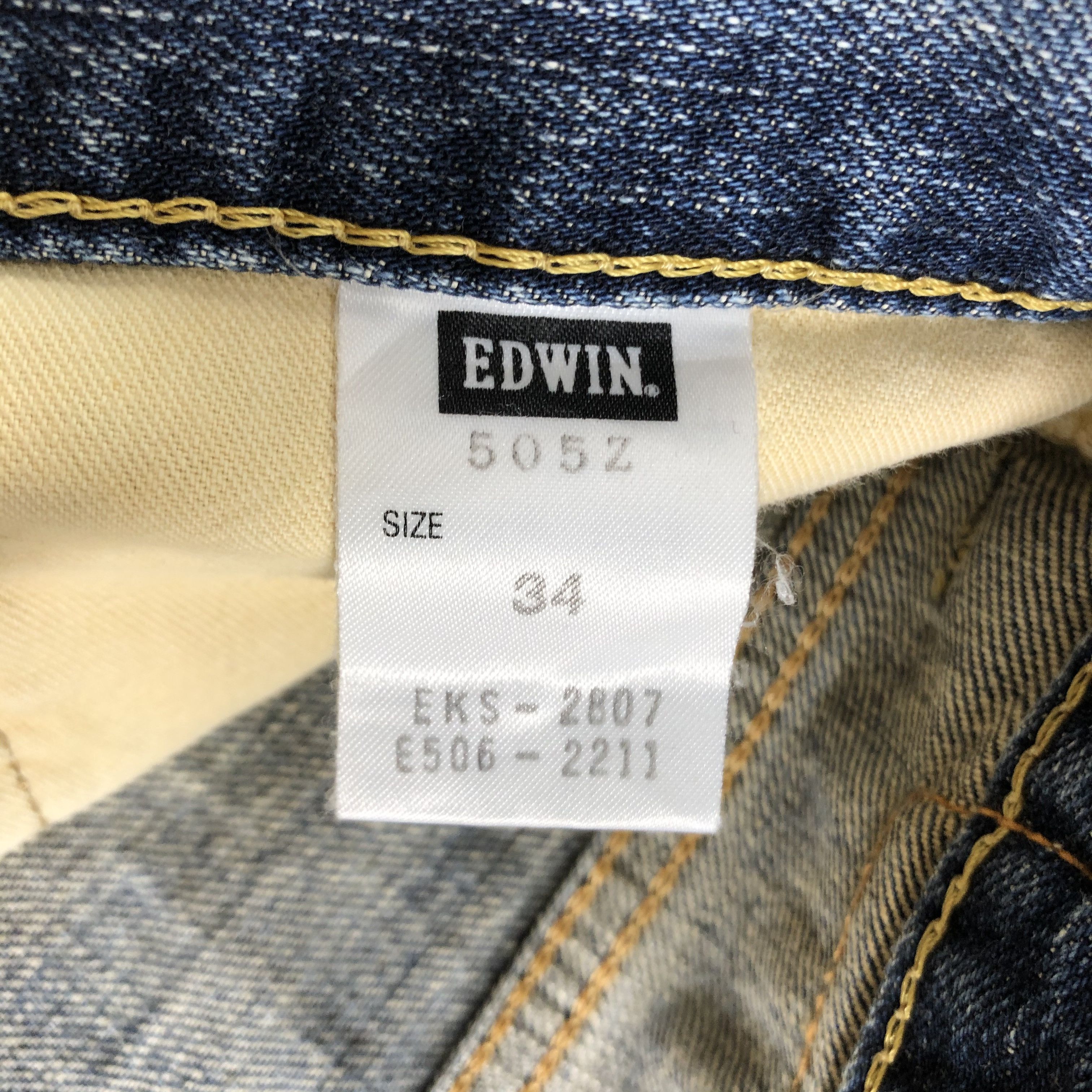 Edwin Vintage Blue Wash Edwin 505 Selvedge Jeans-JM3573 Size US 38 / EU 54 - 8 Thumbnail