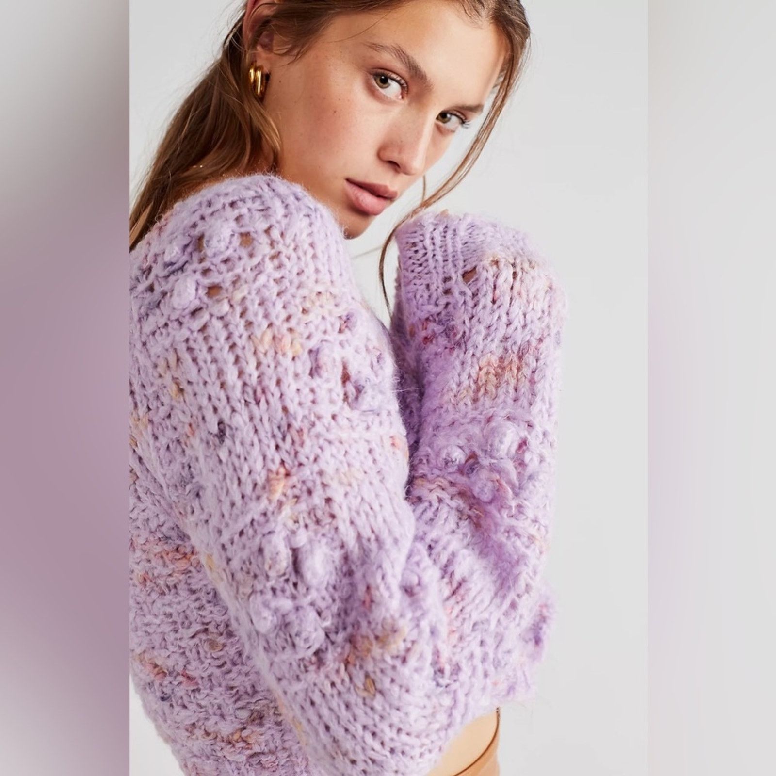 Free People 🎉LAST CHANCE🎉FREE PEOPLE Sunset Cloud Pullover Size S / US 4 / IT 40 - 3 Thumbnail