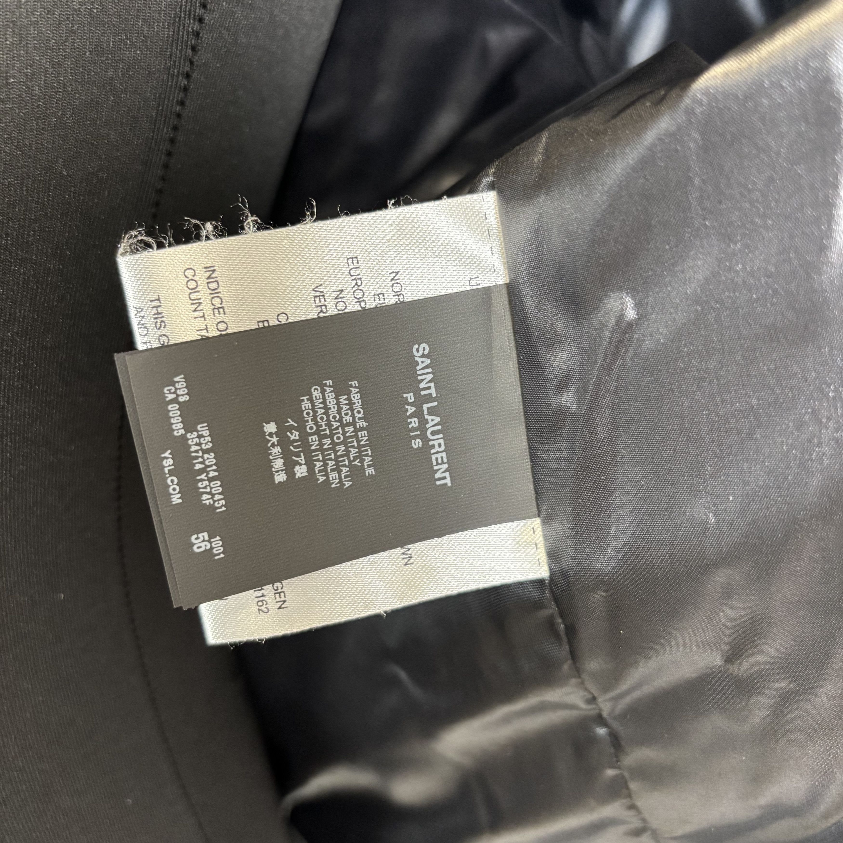 Saint Laurent Paris Saint Laurent Puff Jacket Size US XL / EU 56 / 4 - 5 Thumbnail