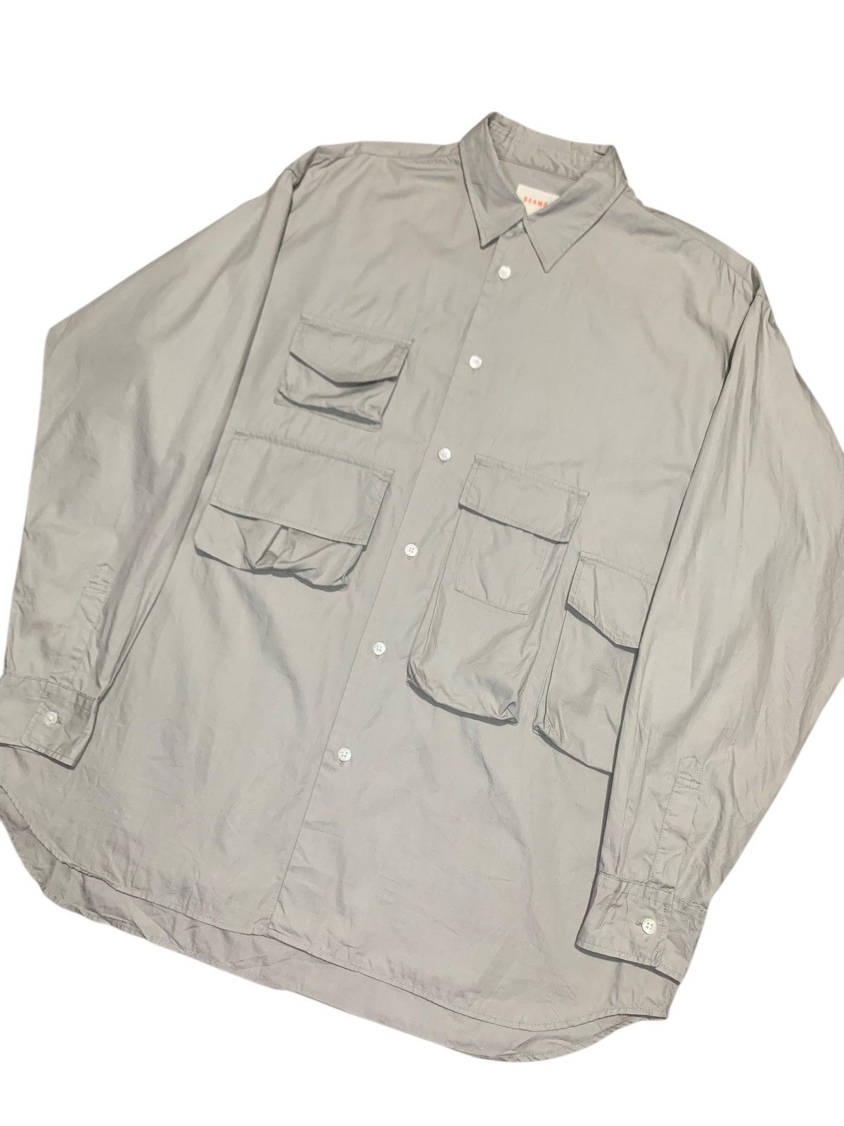 Beams Plus SS19 BEAMS 3D multi pocket cargo shirt tactical oversized Size US L / EU 52-54 / 3 - 5 Thumbnail